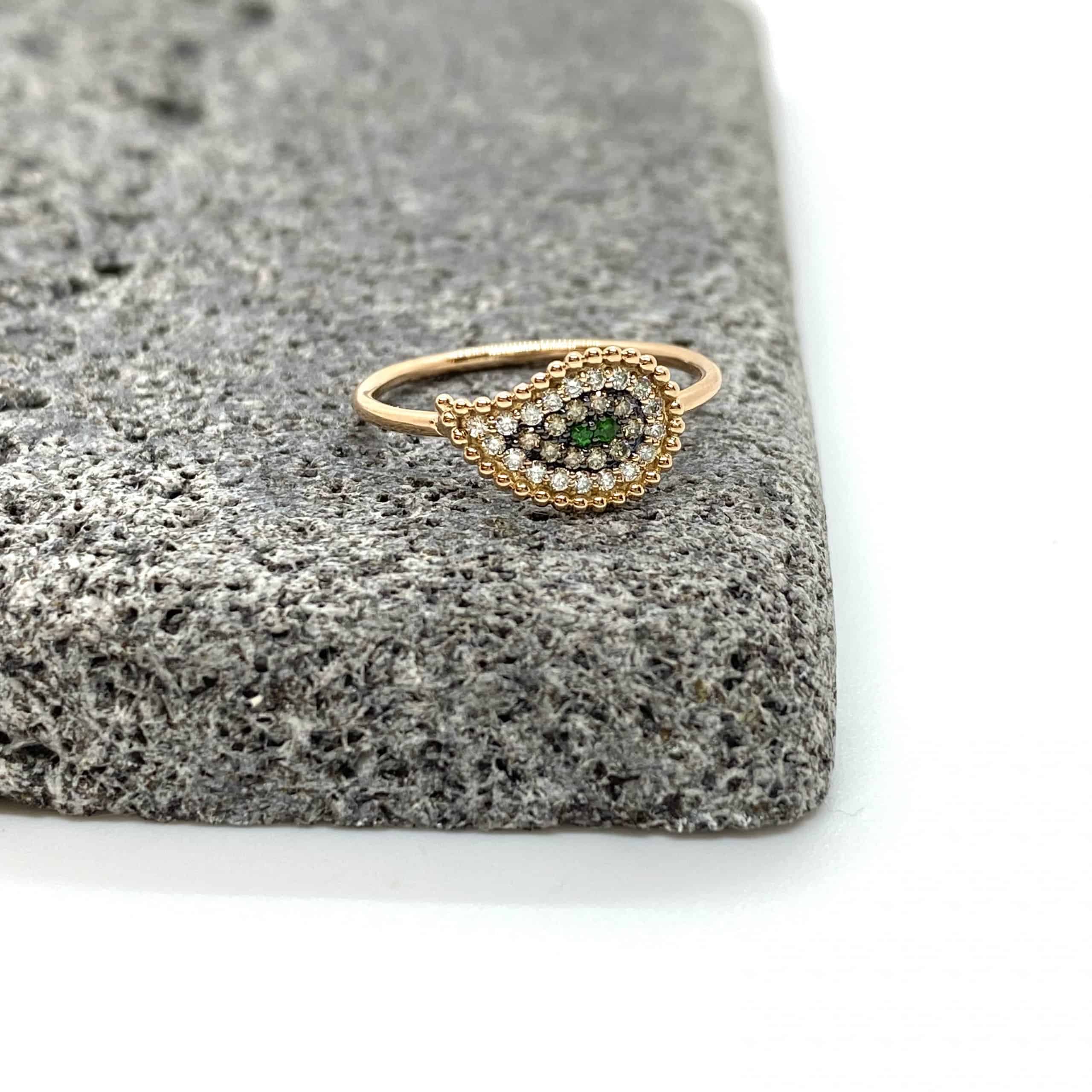 Drop shaped lucky grain ring — Melina Fachidis (2)