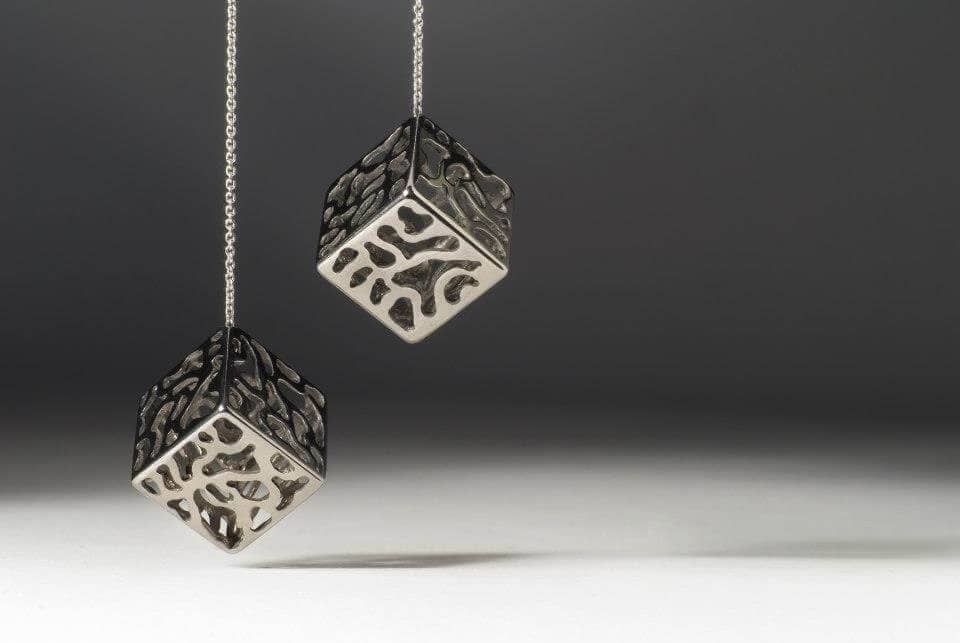 Arabesque cube long earrings — Melina Fachidis (2)