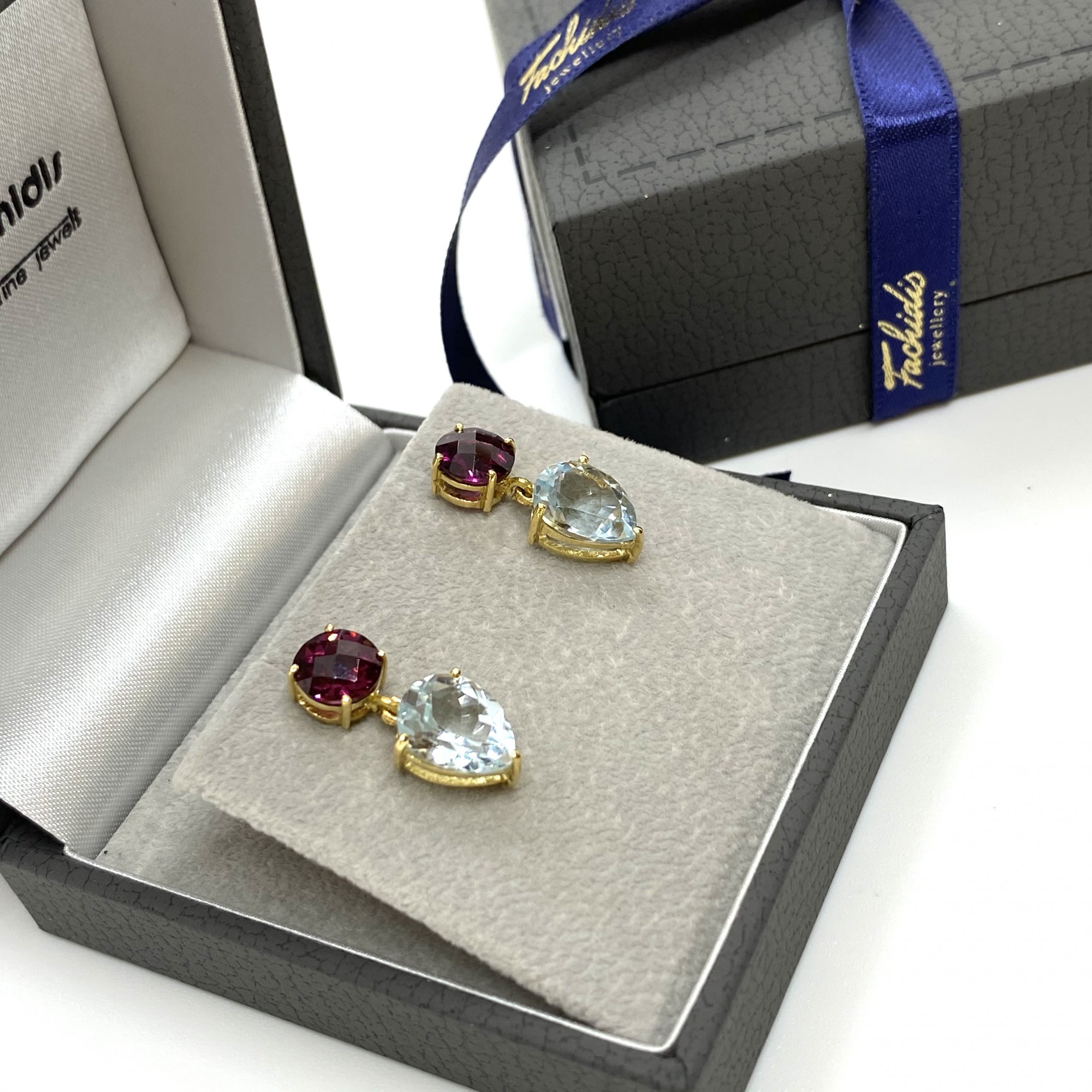Aqua-red tourmaline earrings — Melina Fachidis (5)