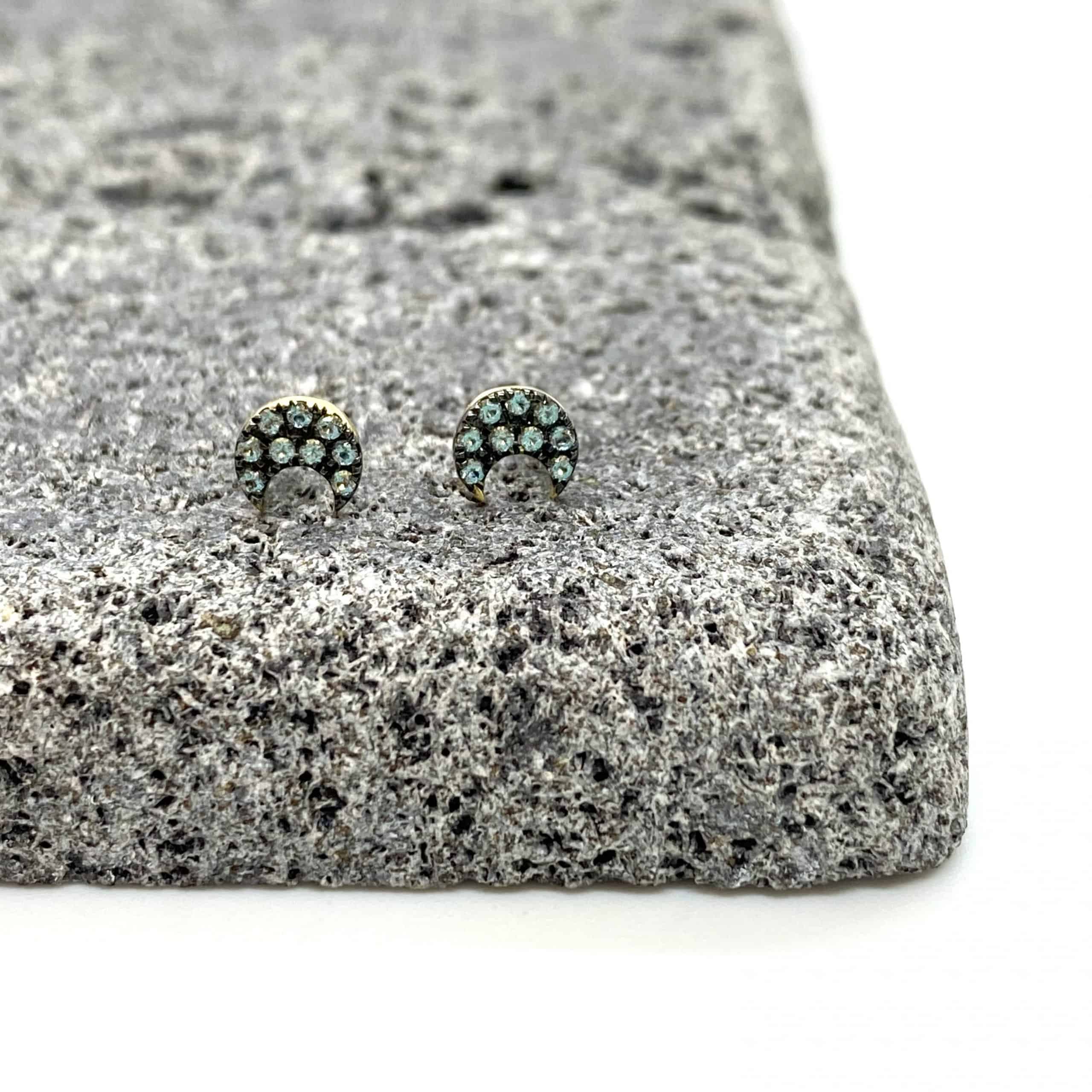 Light blue topaz moon studs — Melina Fachidis (3)