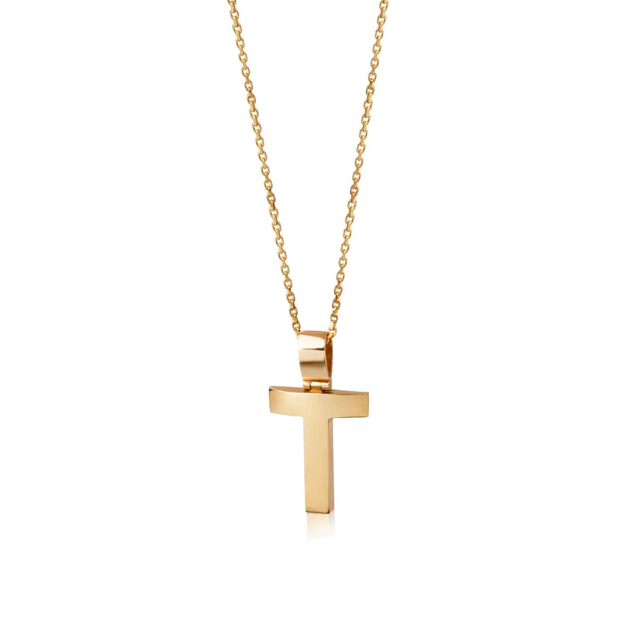 Unisex minimal cross pendant — Melina Fachidis