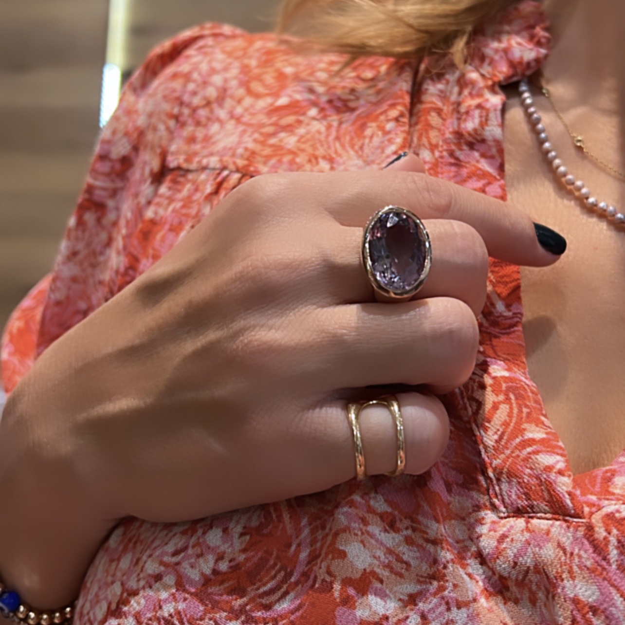 Oval amethyst statement ring — Melina Fachidis (5)