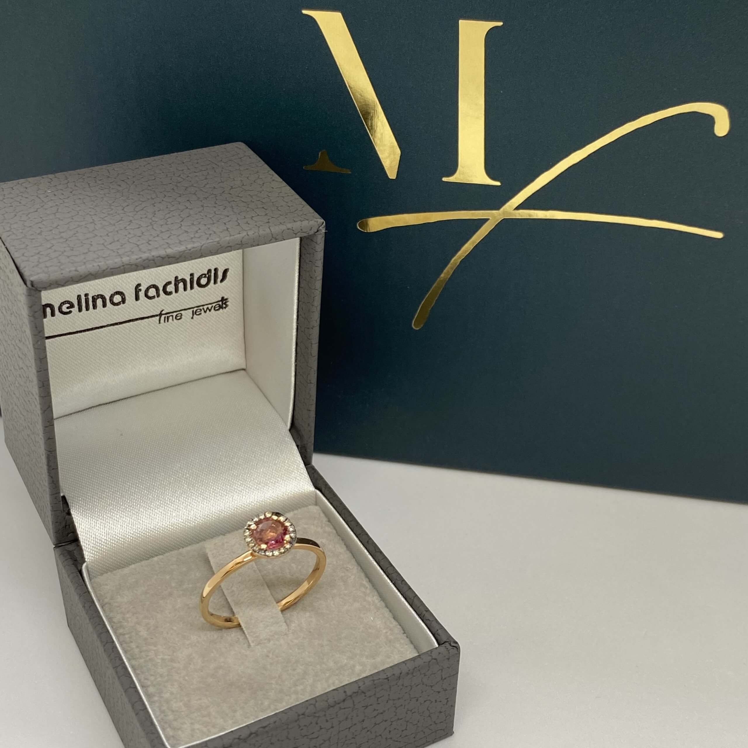 Pink tourmaline solitaire ring — Melina Fachidis (2)