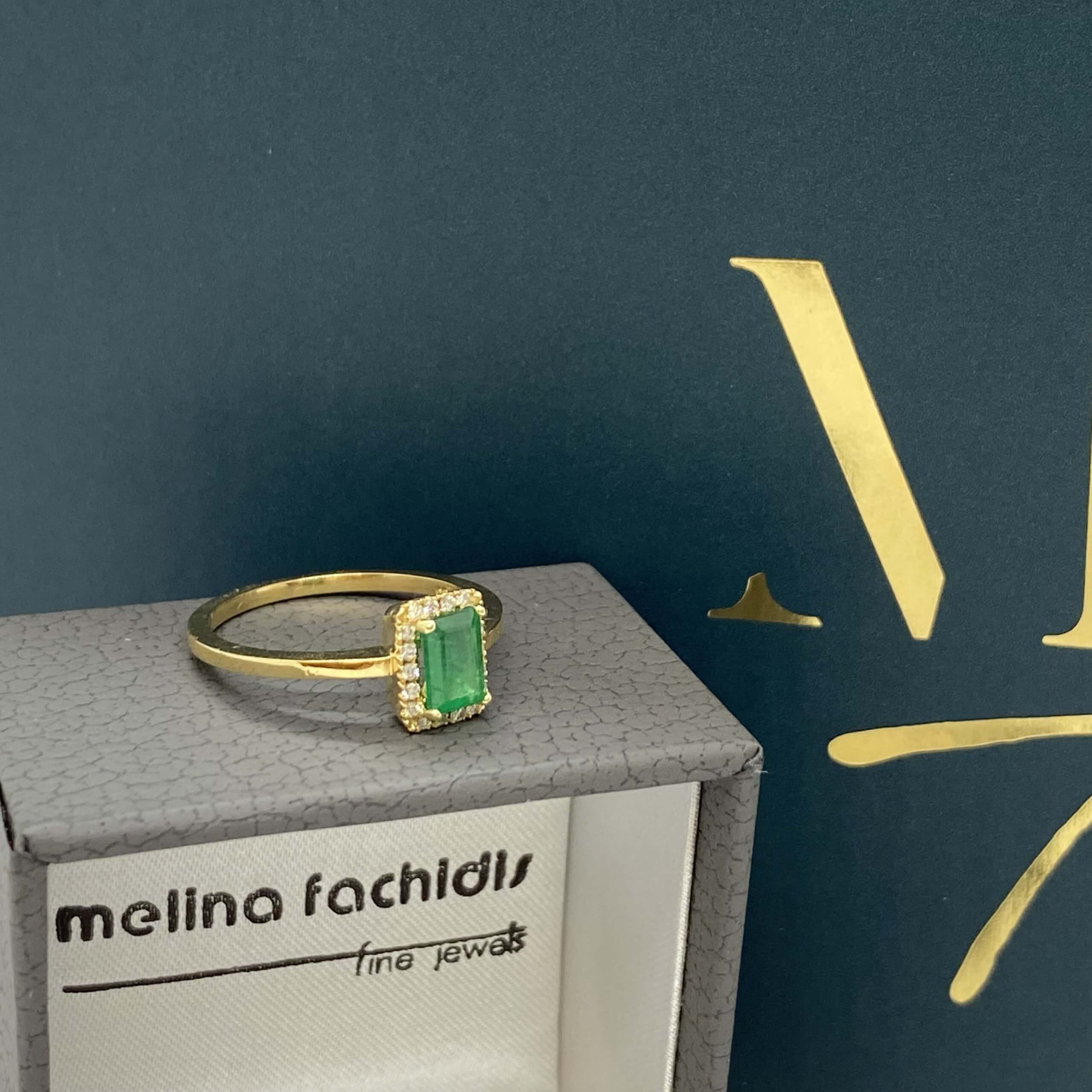Emerald cut diamond ring — Melina Fachidis (2)