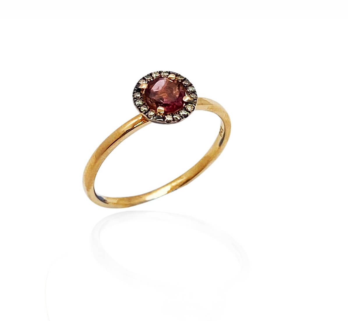 Pink tourmaline solitaire ring — Melina Fachidis (4)