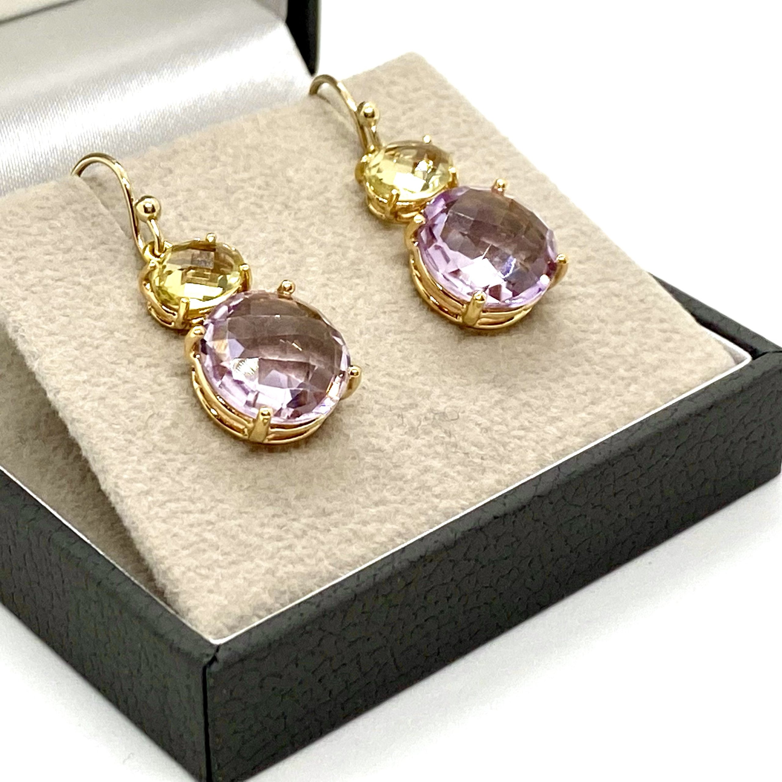 Two stones Candy earrings — Melina Fachidis (4)