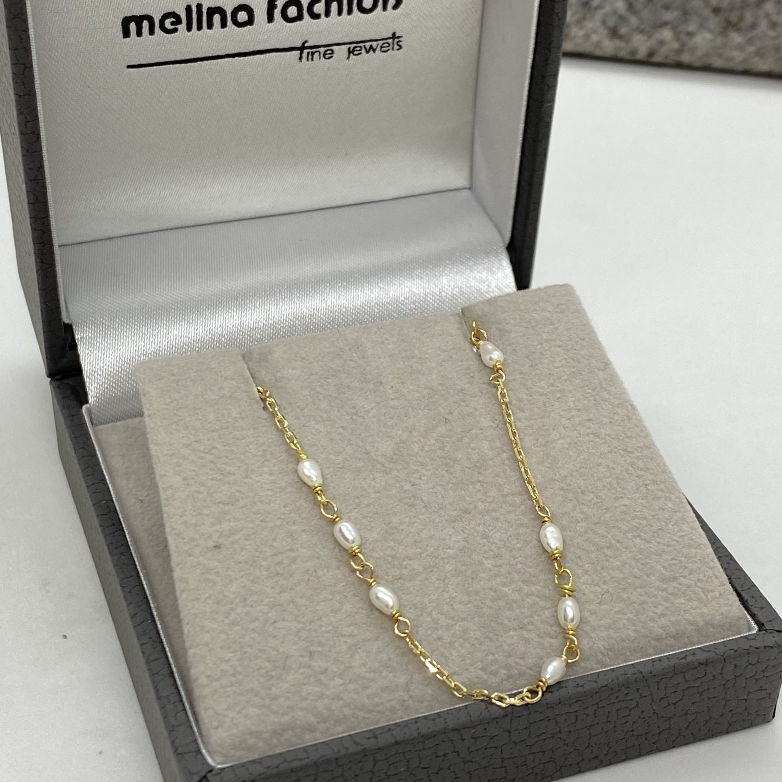 Pearl chain bracelet — Melina Fachidis (5)