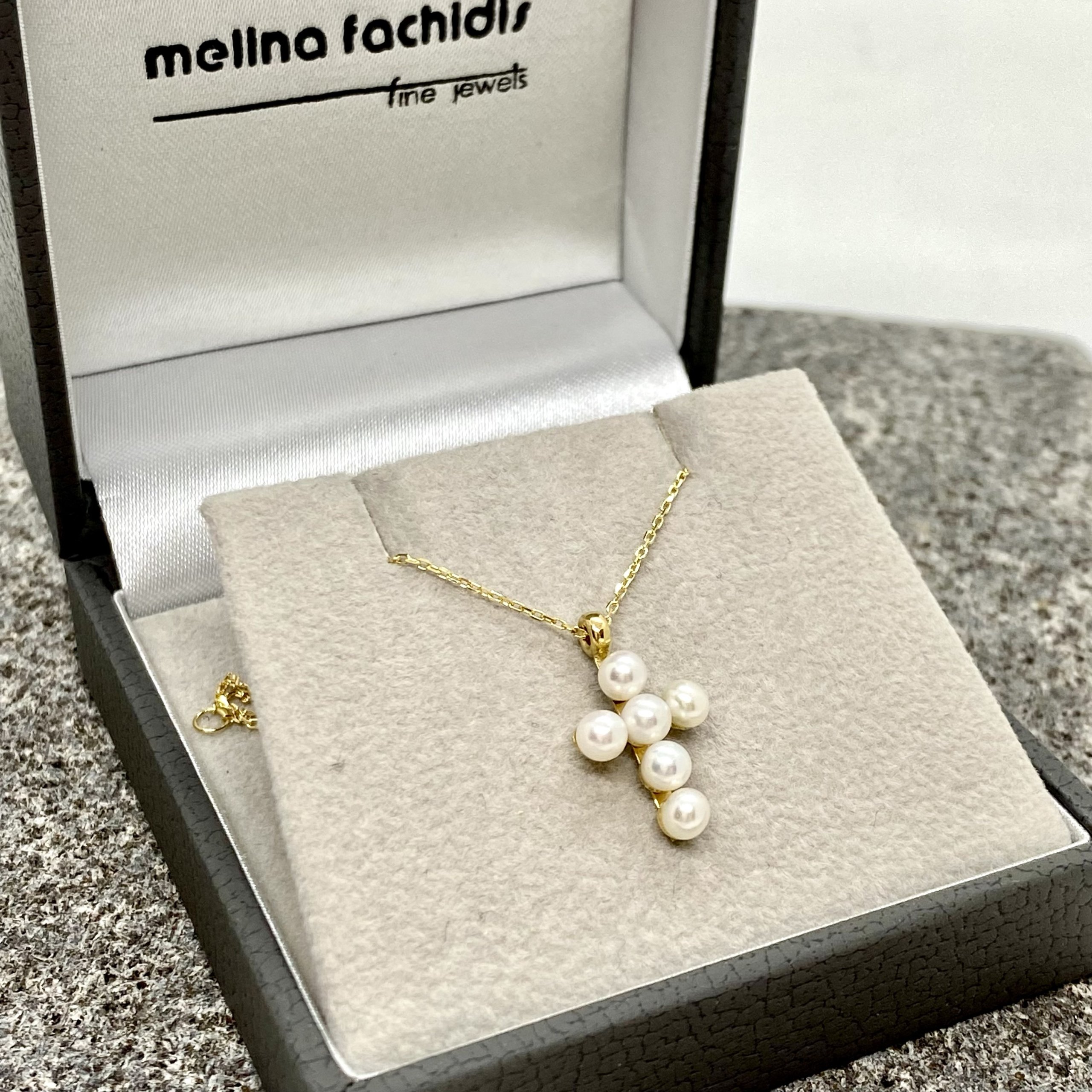 18K pearl cross necklace — Melina Fachidis (5)