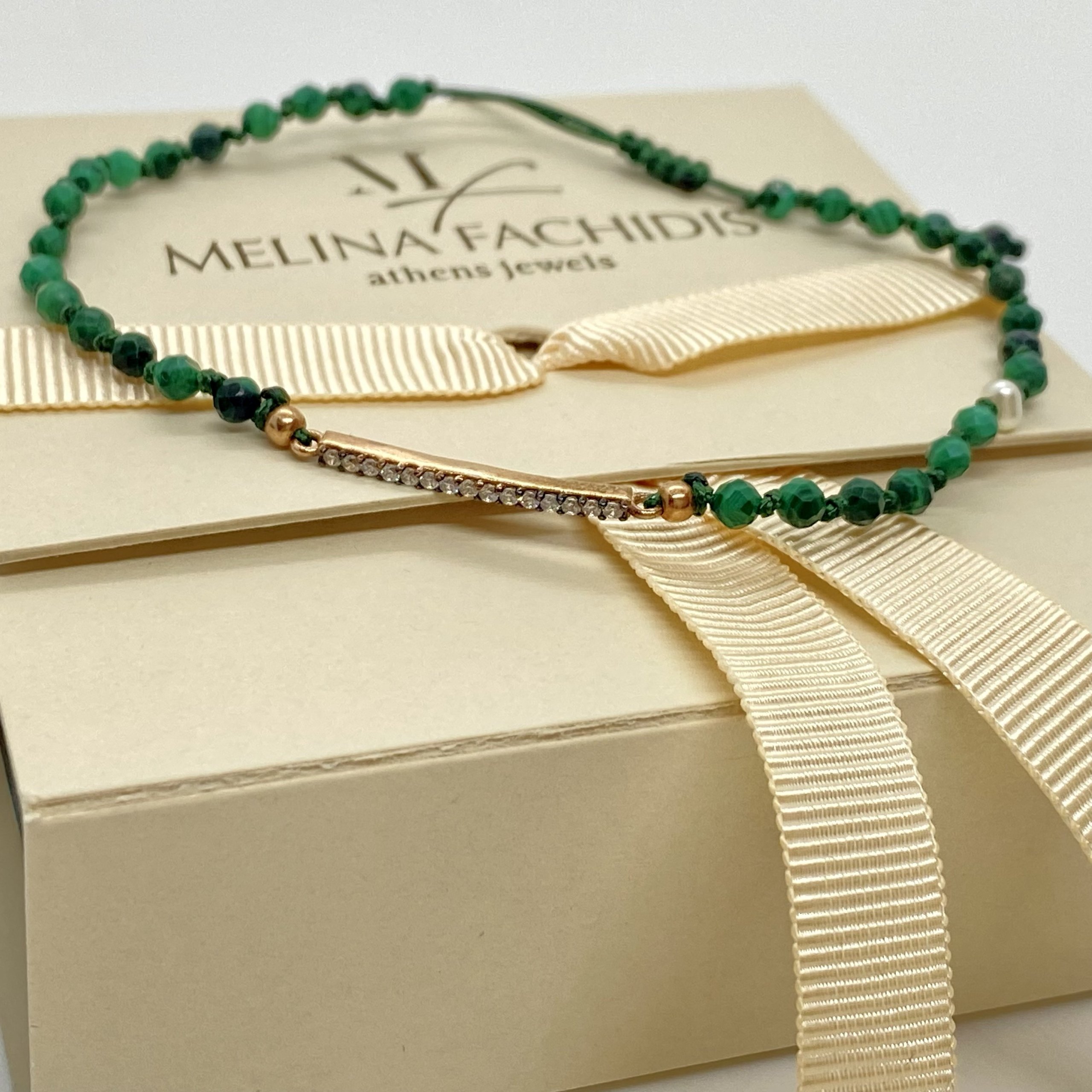 Malachite & bar summer bracelet — Melina Fachidis (3)