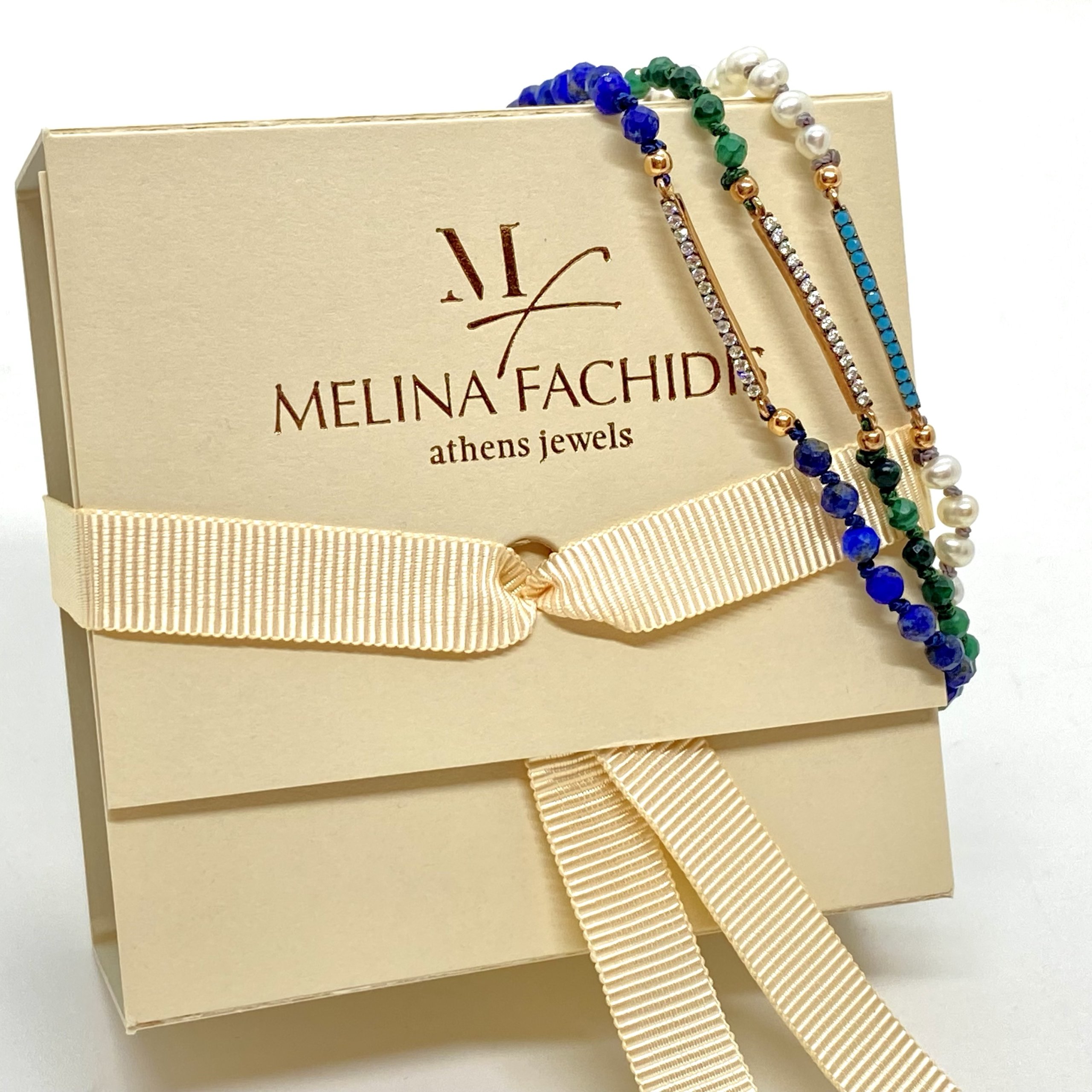 Malachite & bar summer bracelet — Melina Fachidis (4)