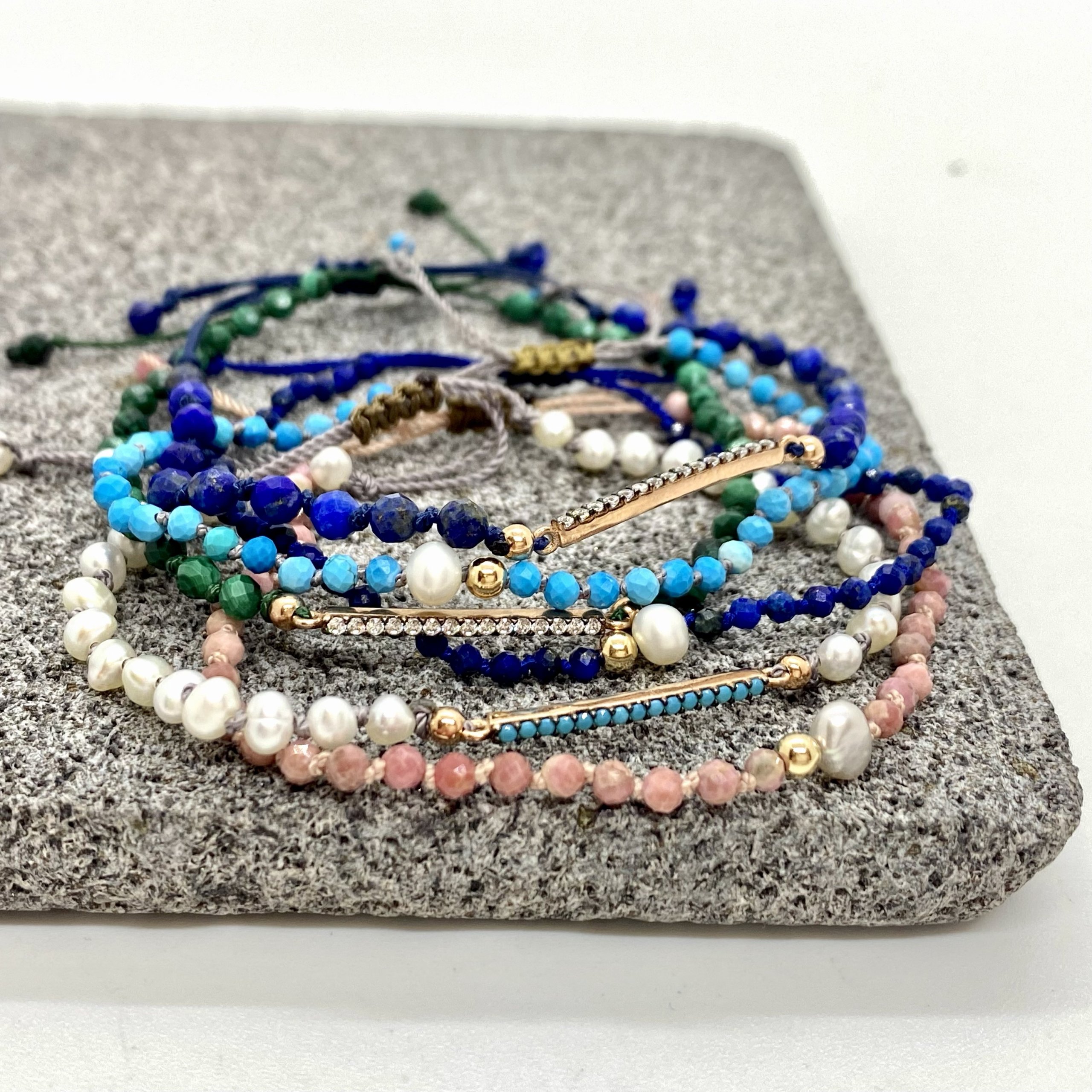 Rhodonite summer bracelet — Melina Fachidis (6)