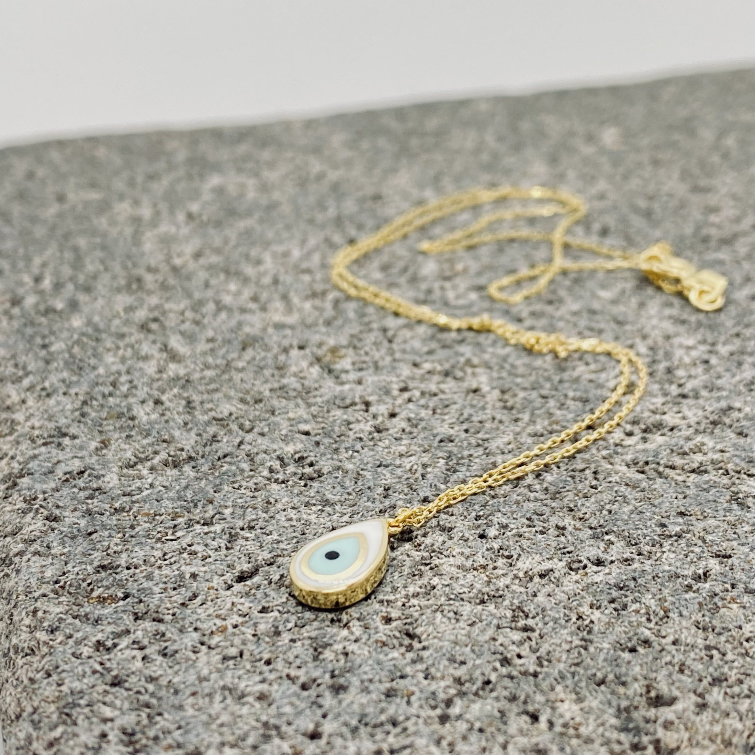 Drop eye turquoise pendant — Melina Fachidis (5)