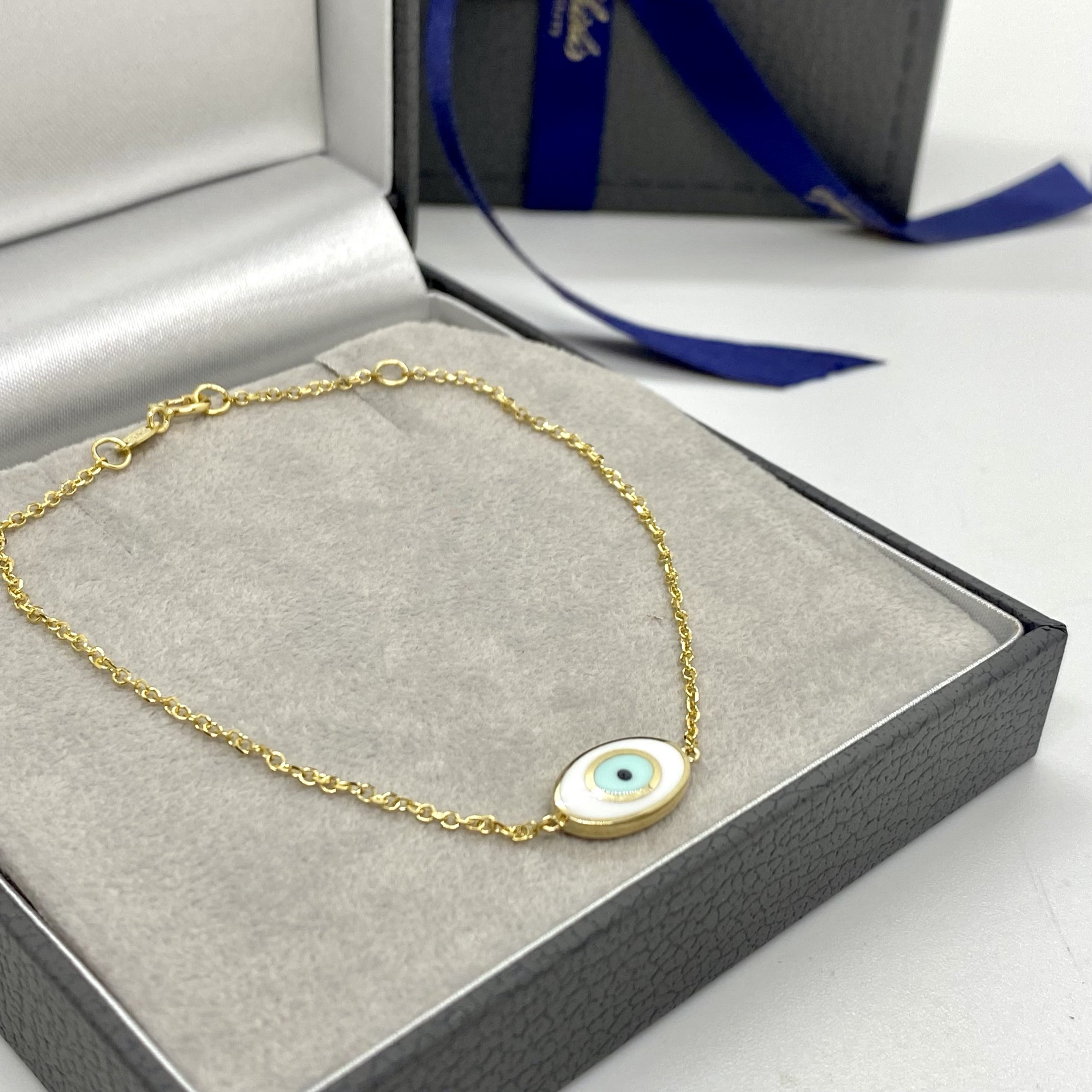 Oval eye enameled bracelet — Melina Fachidis (4)