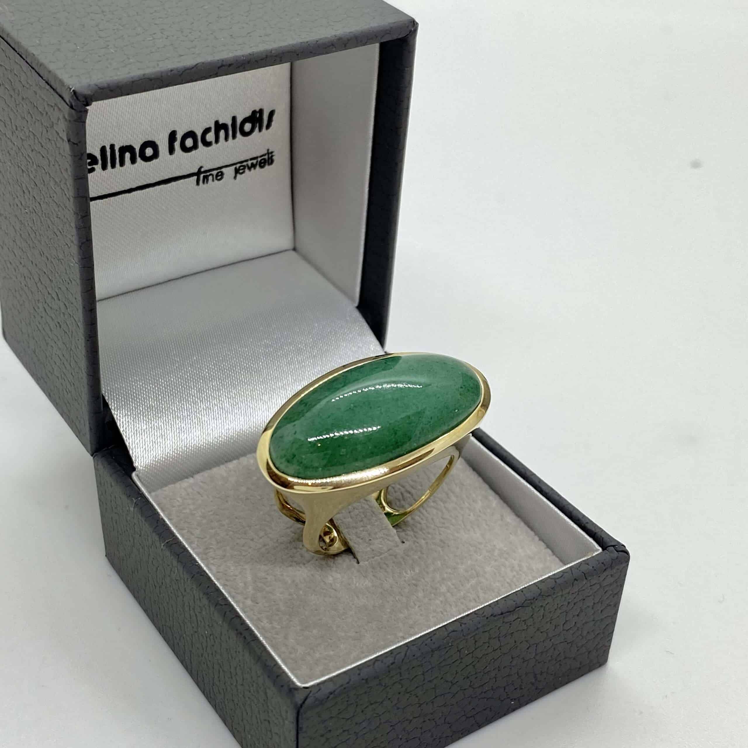 Aventurine quartz «Volax » ring — Melina Fachidis (3)