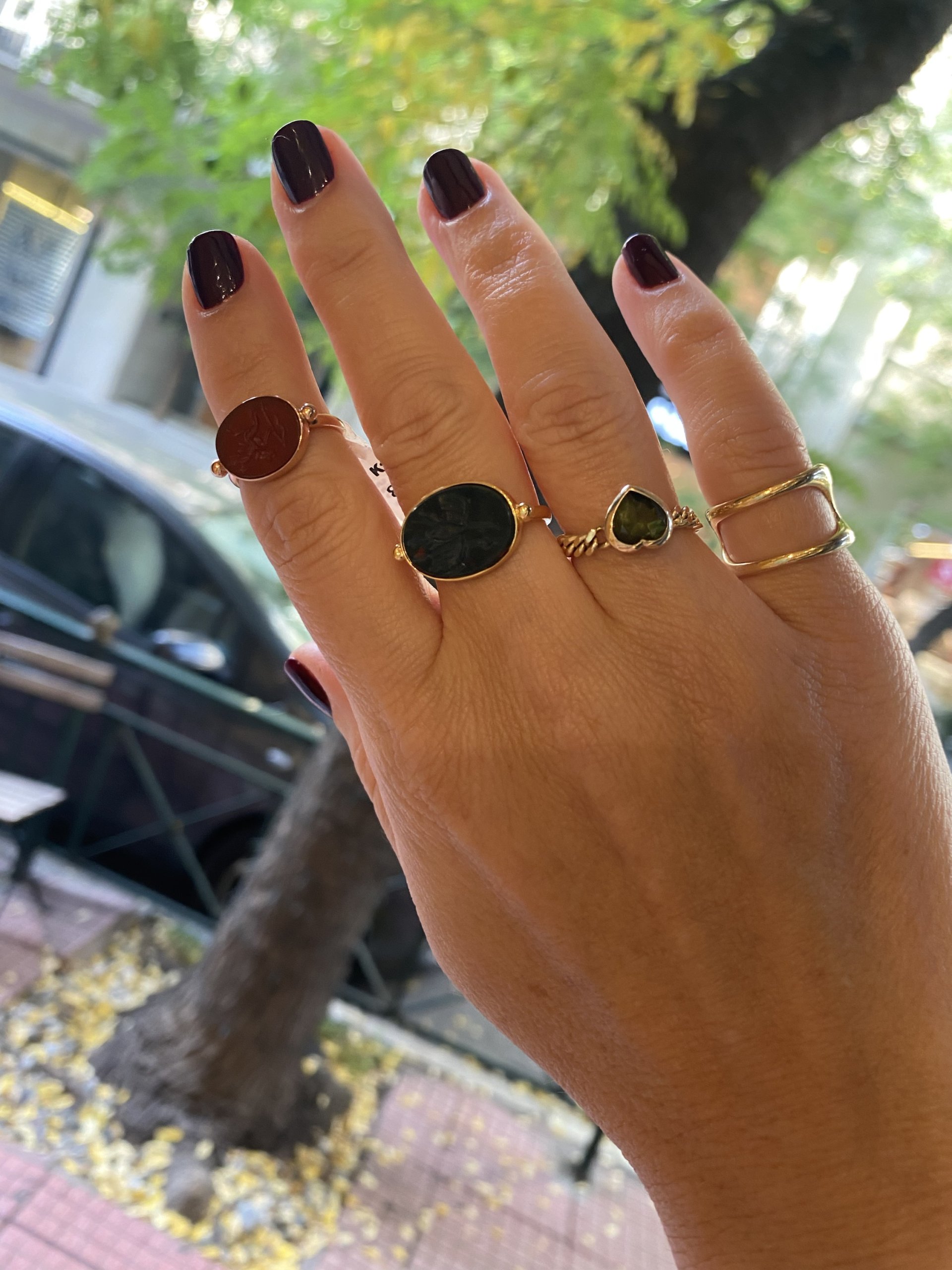 Bloodstone oval signet ring — Melina Fachidis (5)