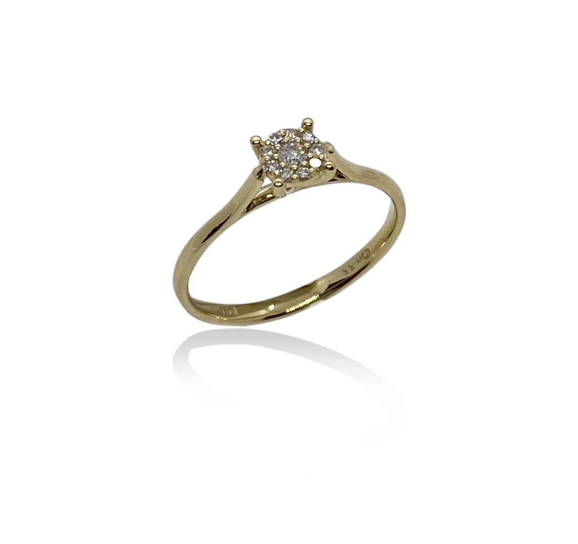 Elegant solitaire diamond ring — Melina Fachidis (3)