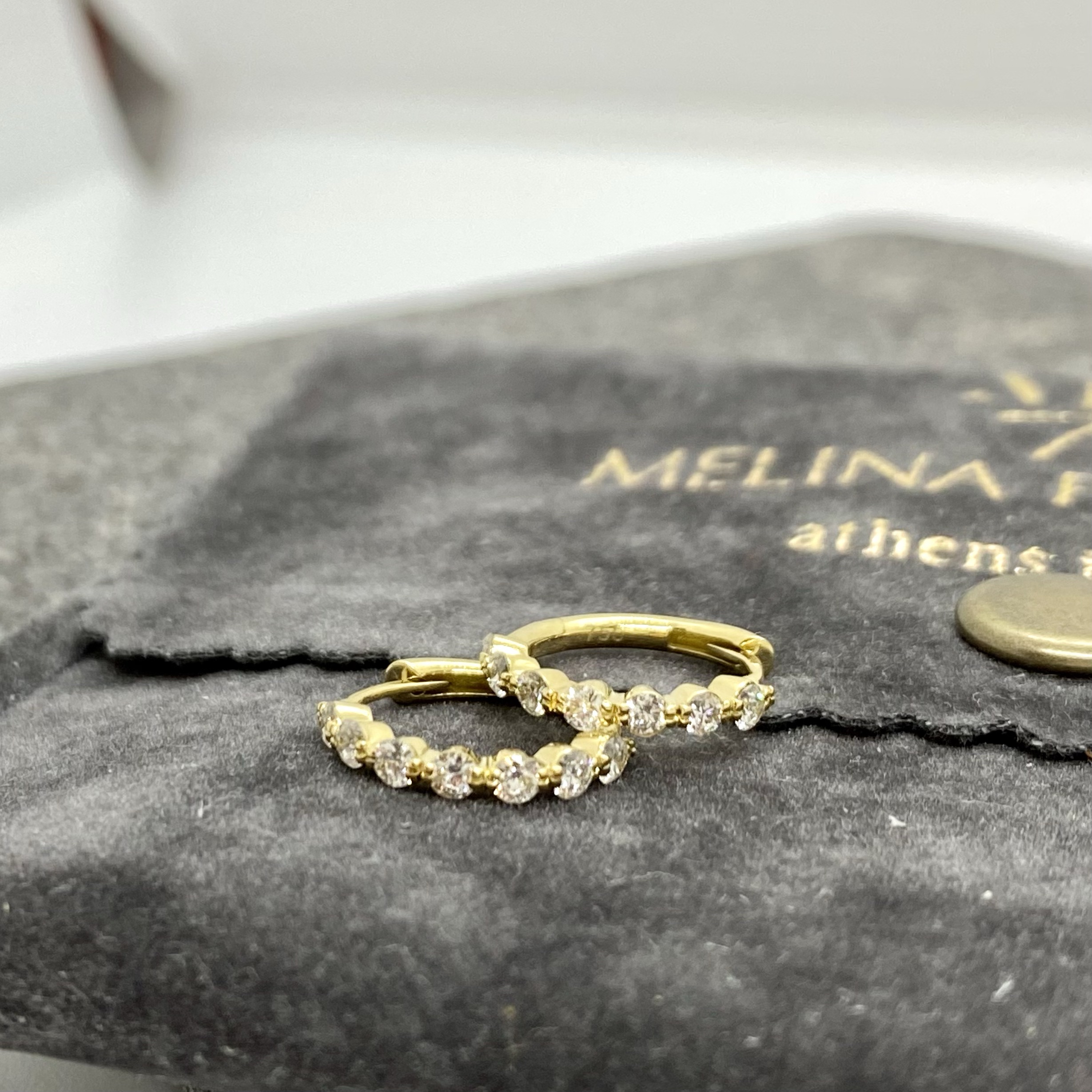 12 diamond huggie hoop earrings — Melina Fachidis (3)