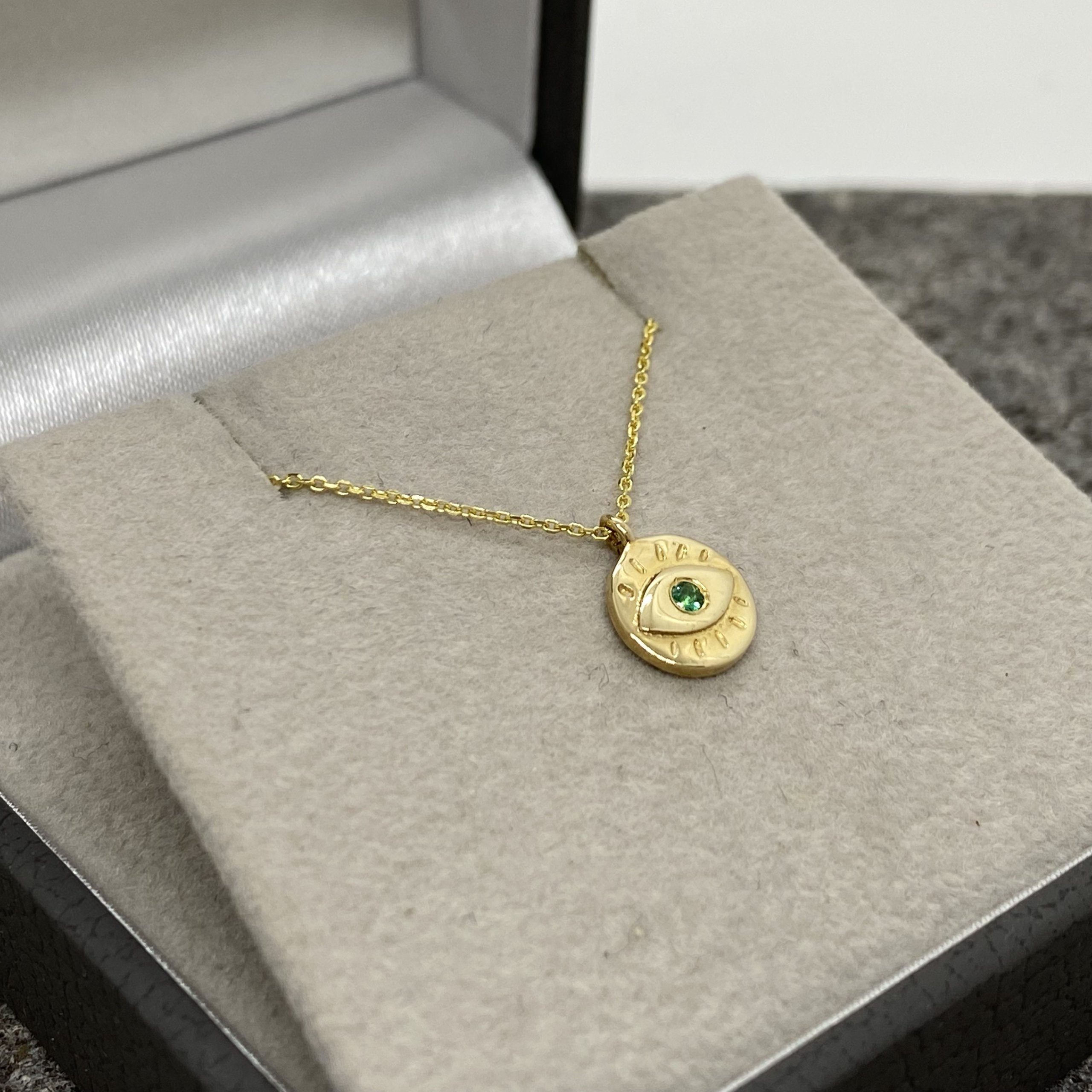 Emerald eye pendant — Melina Fachidis (3)