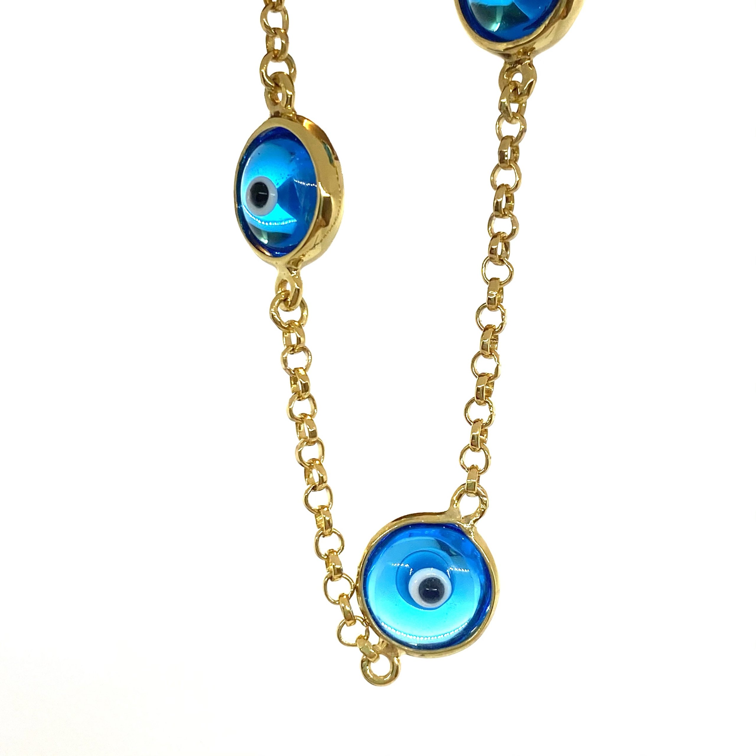3ple eye gold bracelet — Melina Fachidis