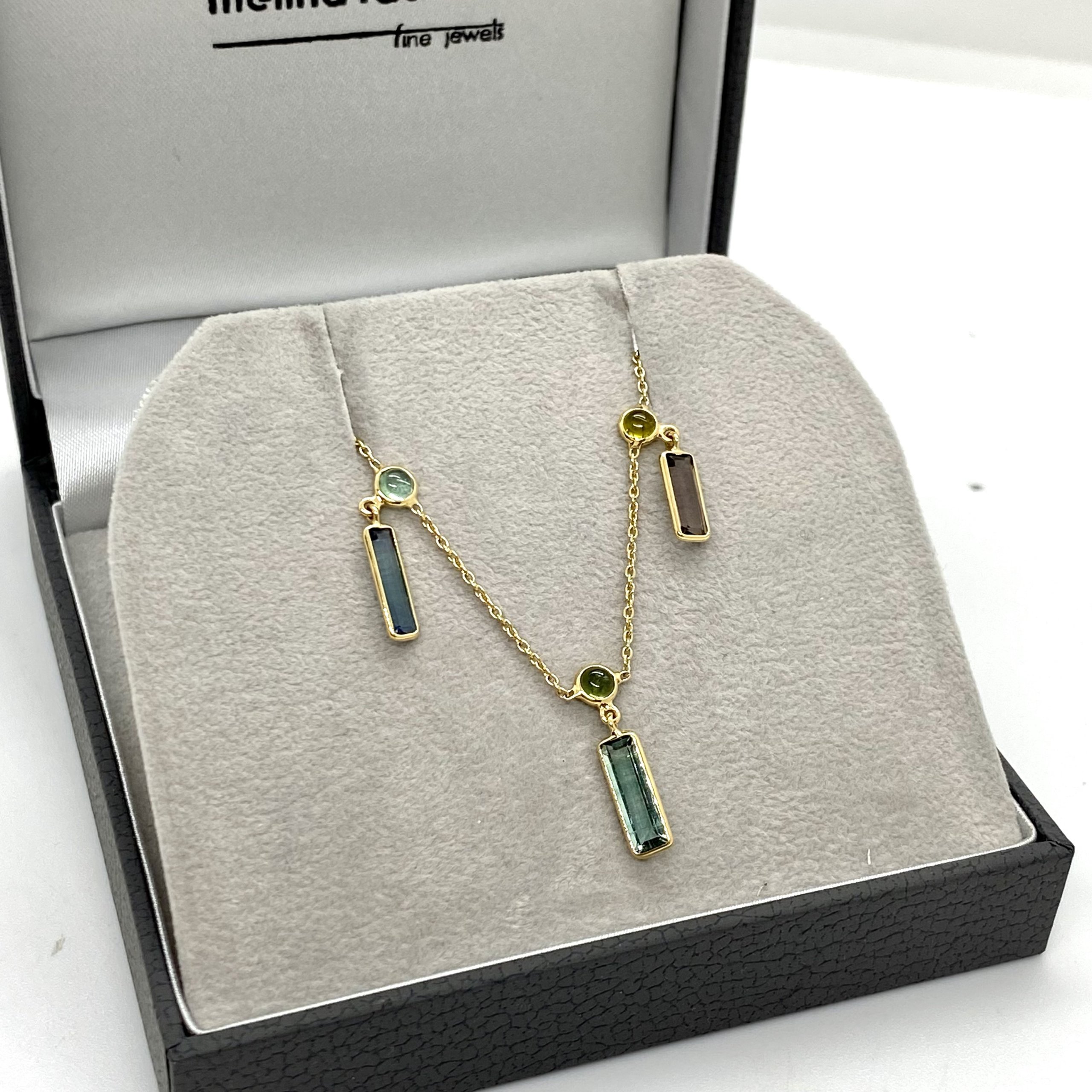 Multi colored tourmaline necklace — Melina Fachidis (5)