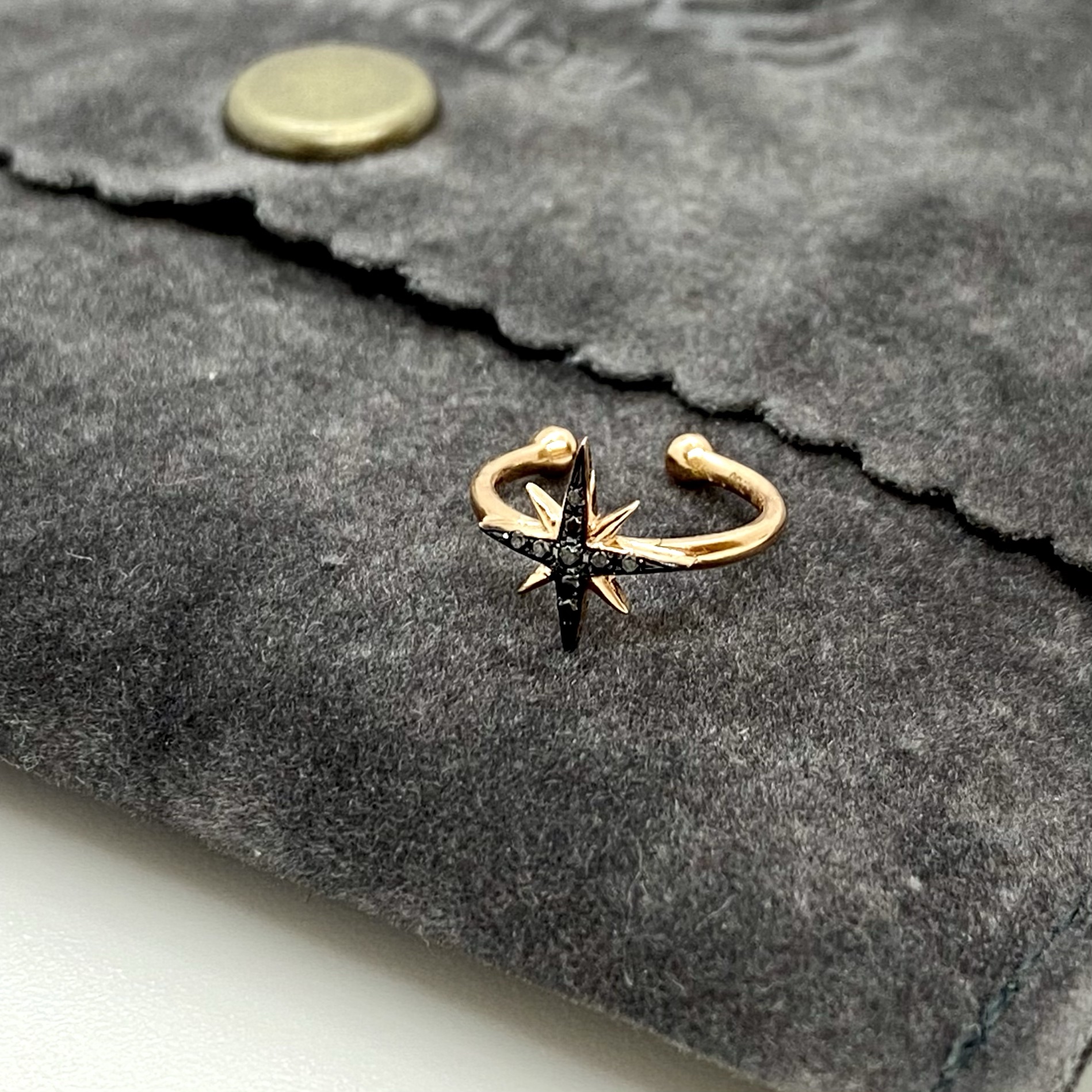Wrap cuff single star earring — Melina Fachidis (5)