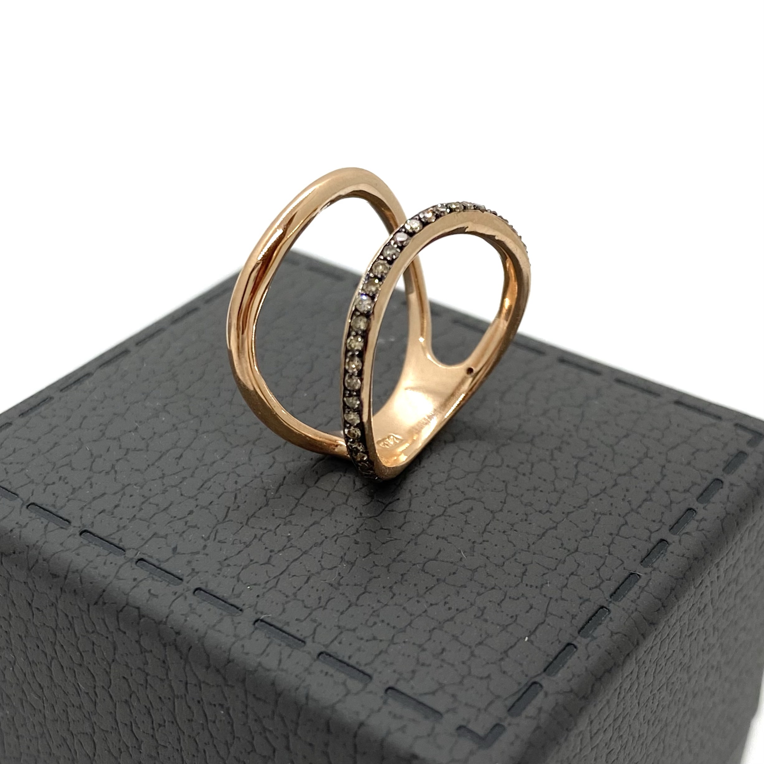Double line diamond ring — Melina Fachidis (5)