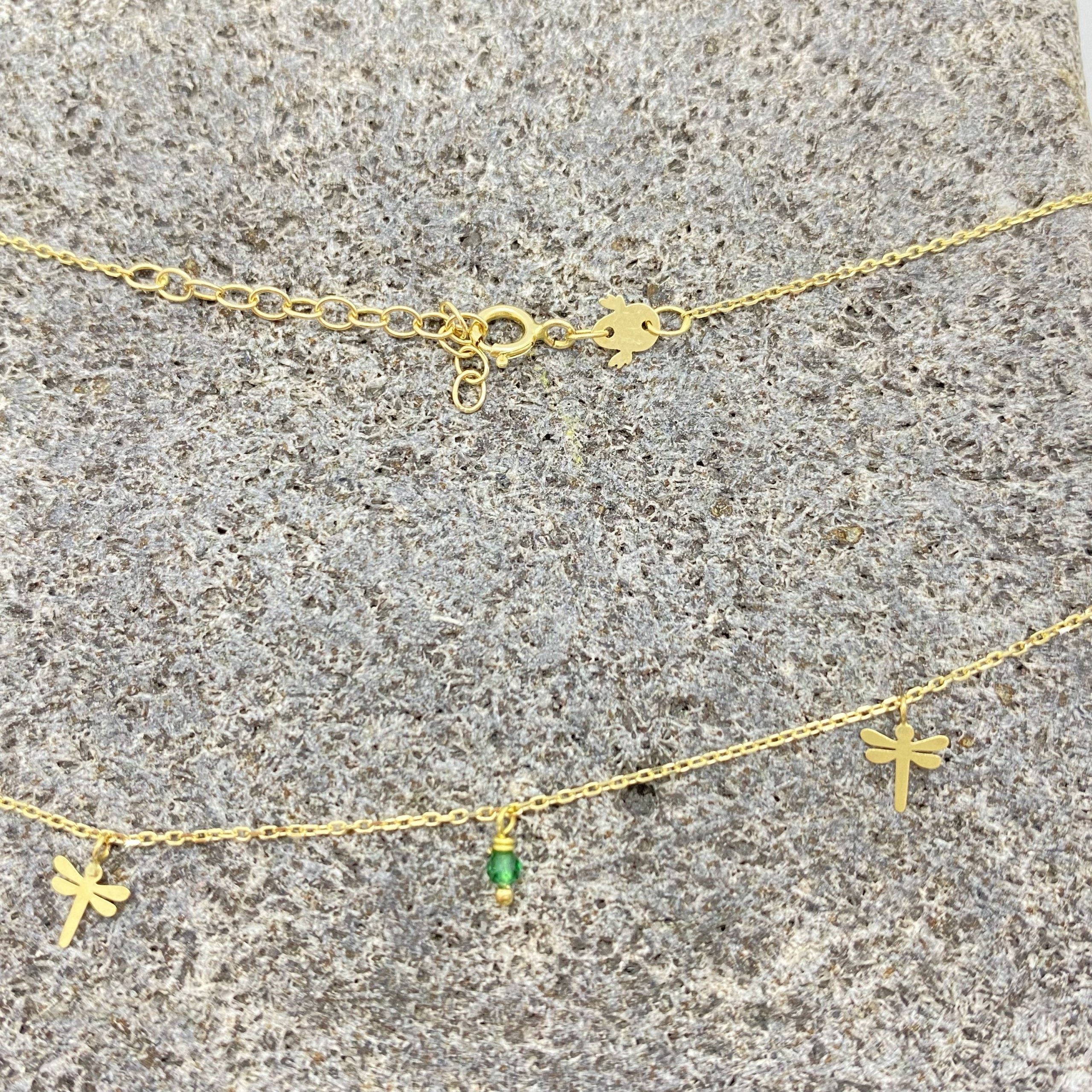 Dragonfly charm necklace — Melina Fachidis (4)