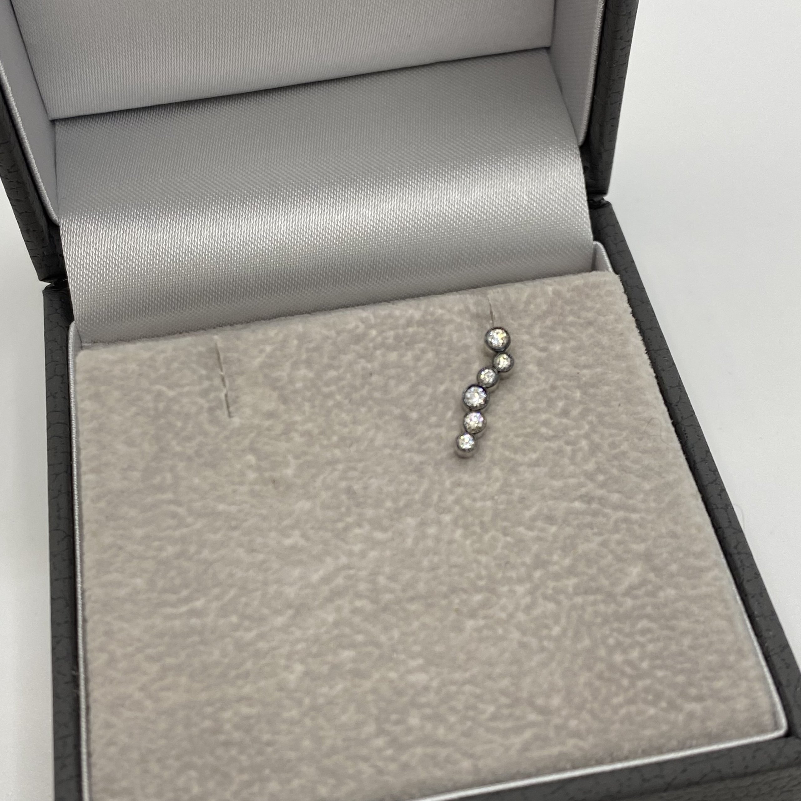 Single climber small diamond earring — Melina Fachidis (6)