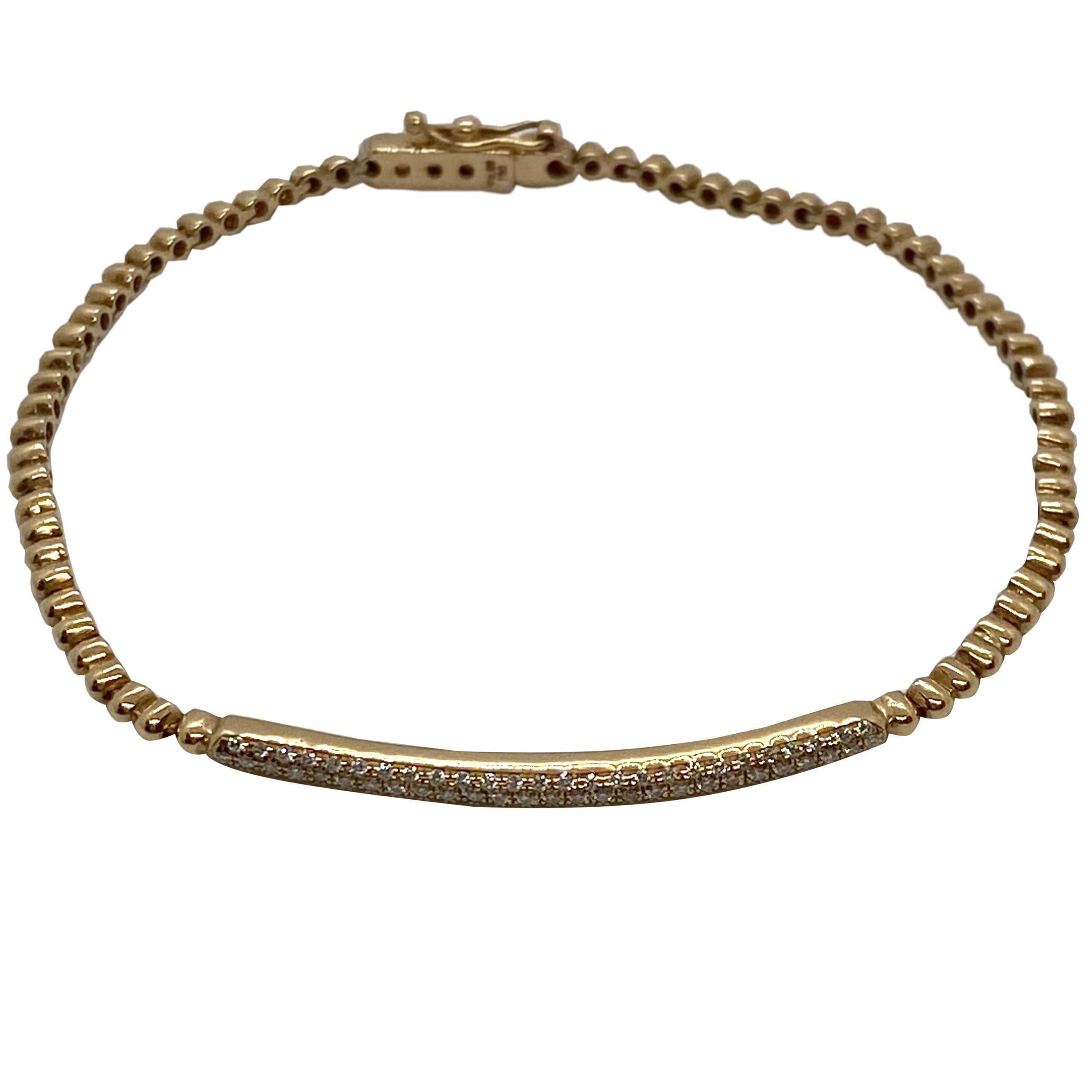 Dot chain diamond bracelet — Melina Fachidis (3)