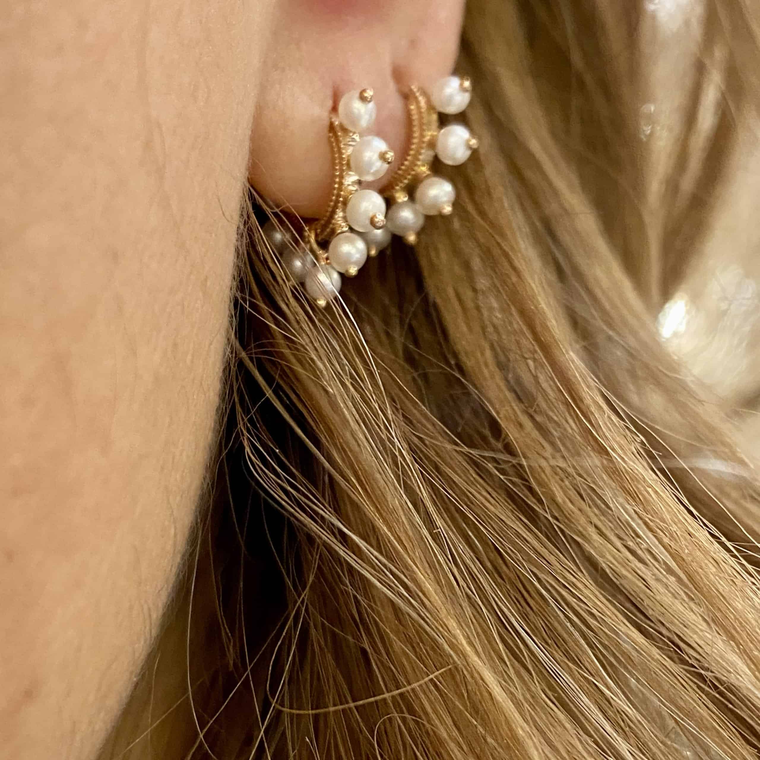 Pearl small hoops — Melina Fachidis (5)
