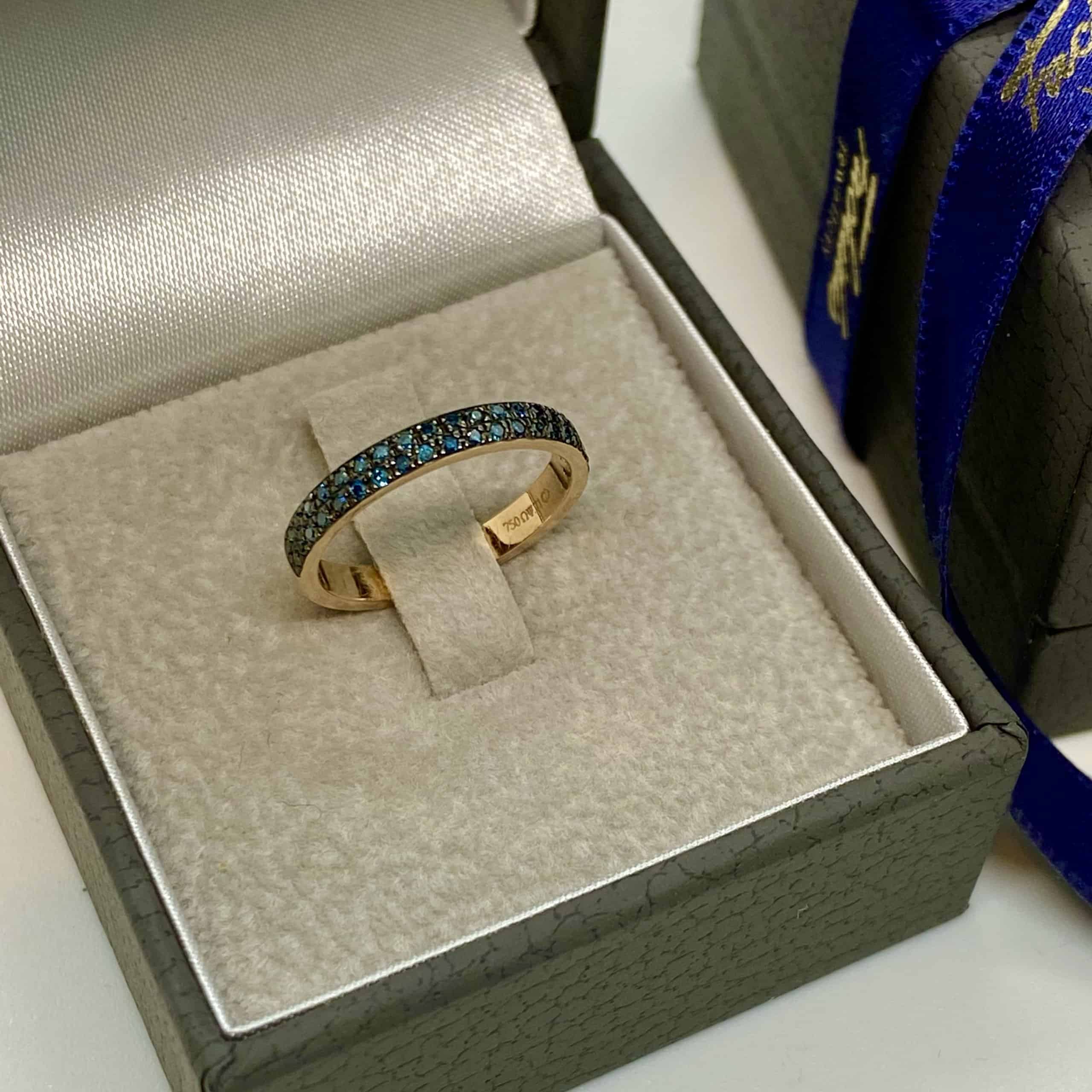 Blue diamond midi-chevalier ring — Melina Fachidis (3)