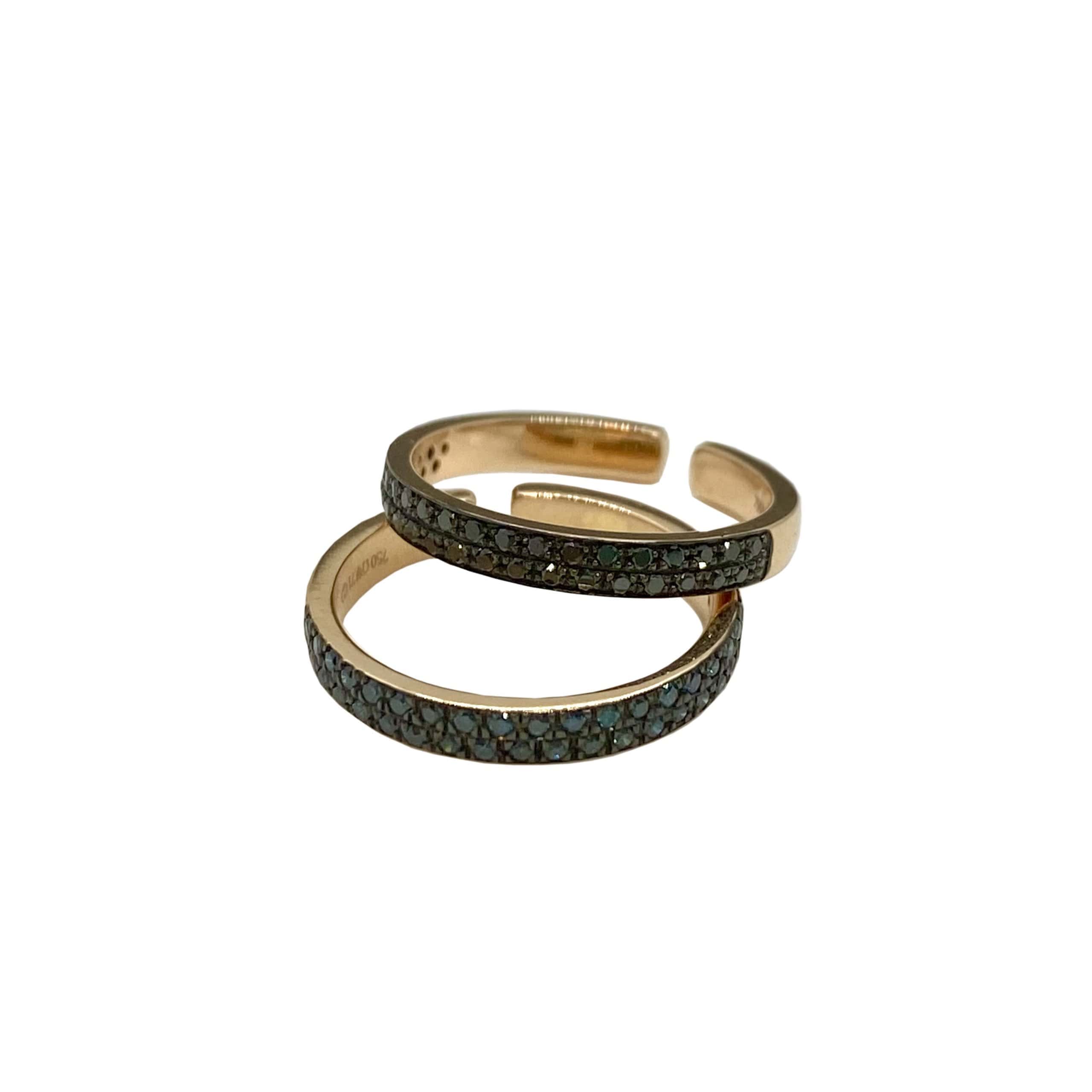Blue diamond midi-chevalier ring — Melina Fachidis (5)