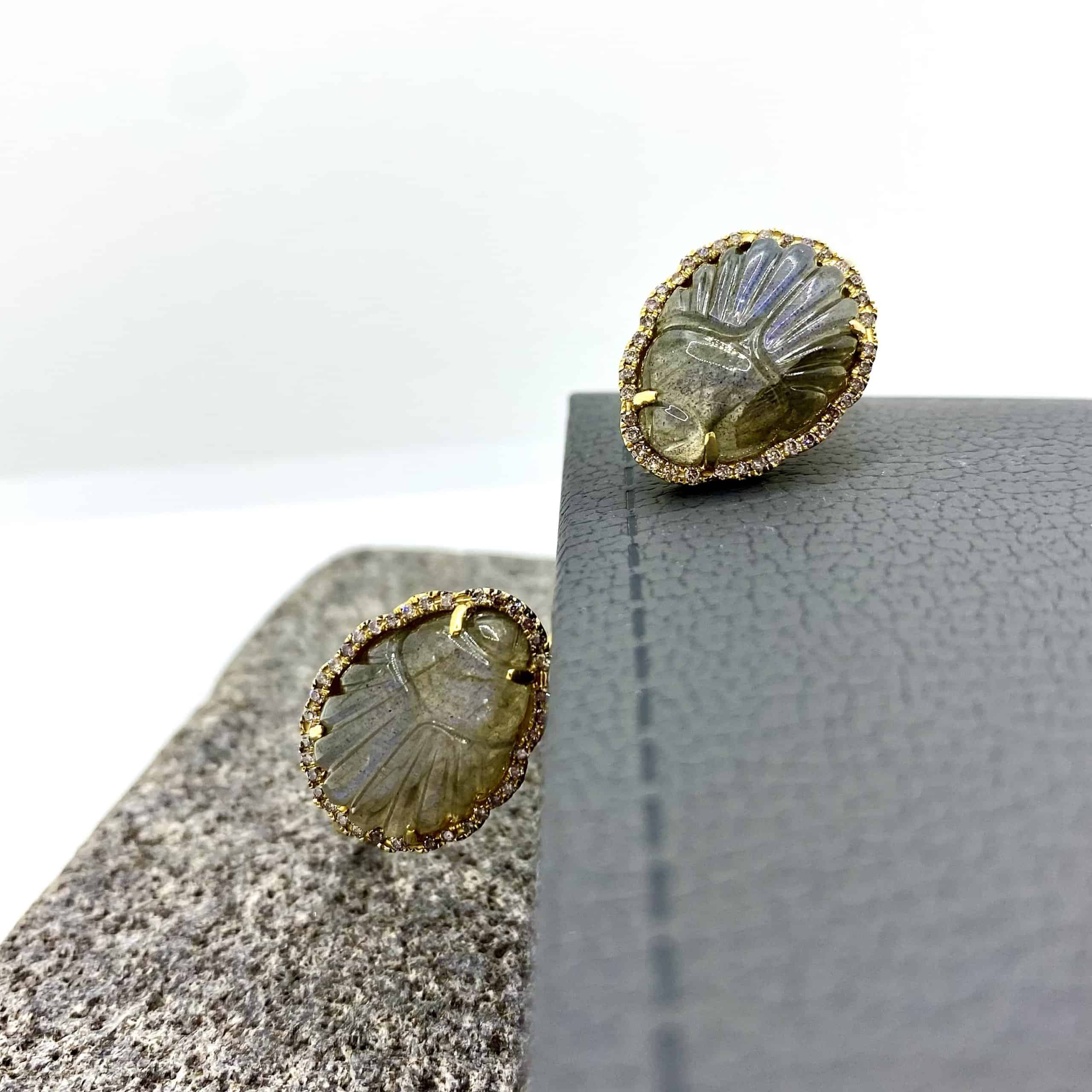 Double labradorite scarab bracelet — Melina Fachidis (4)