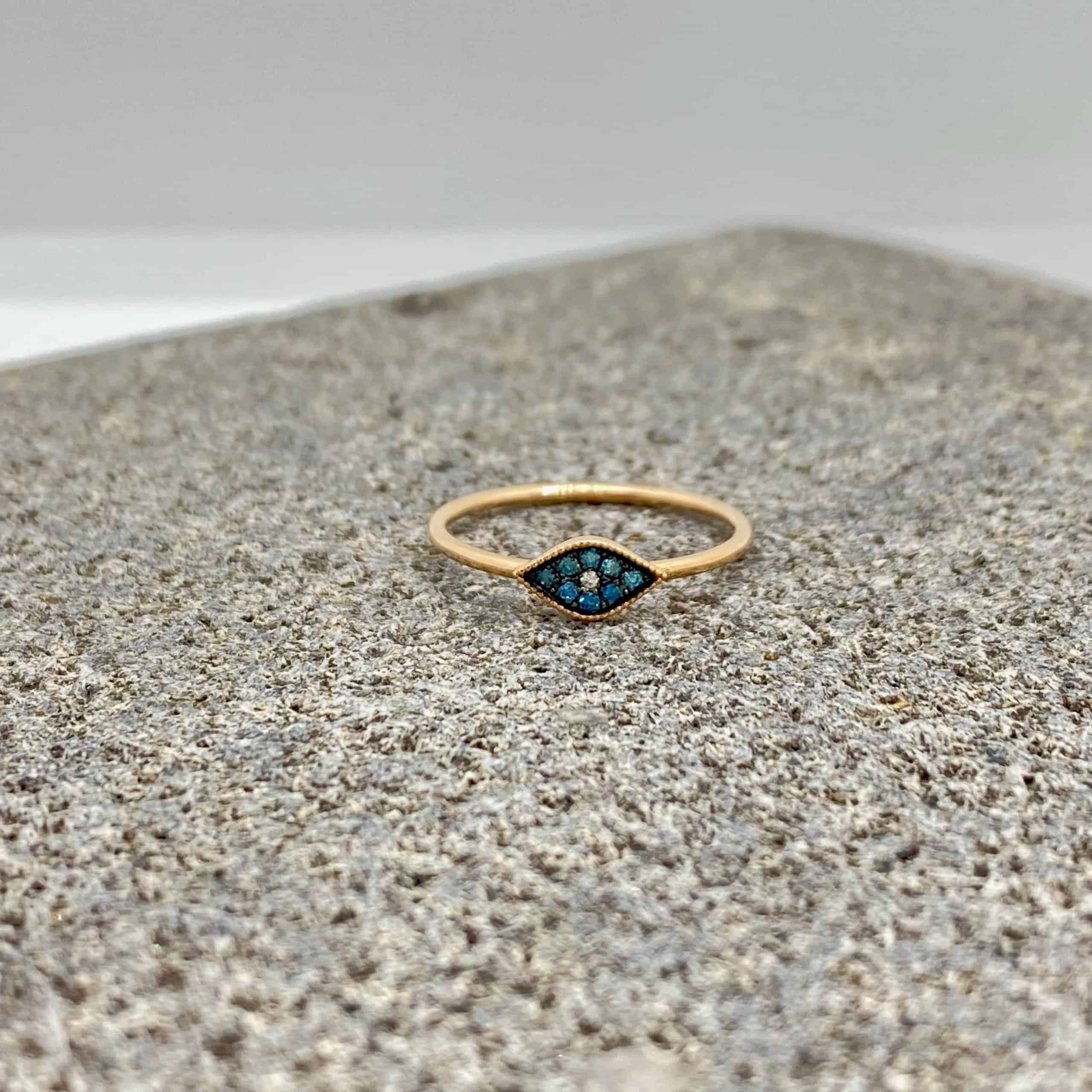 Blue diamond eye ring — Melina Fachidis (6)