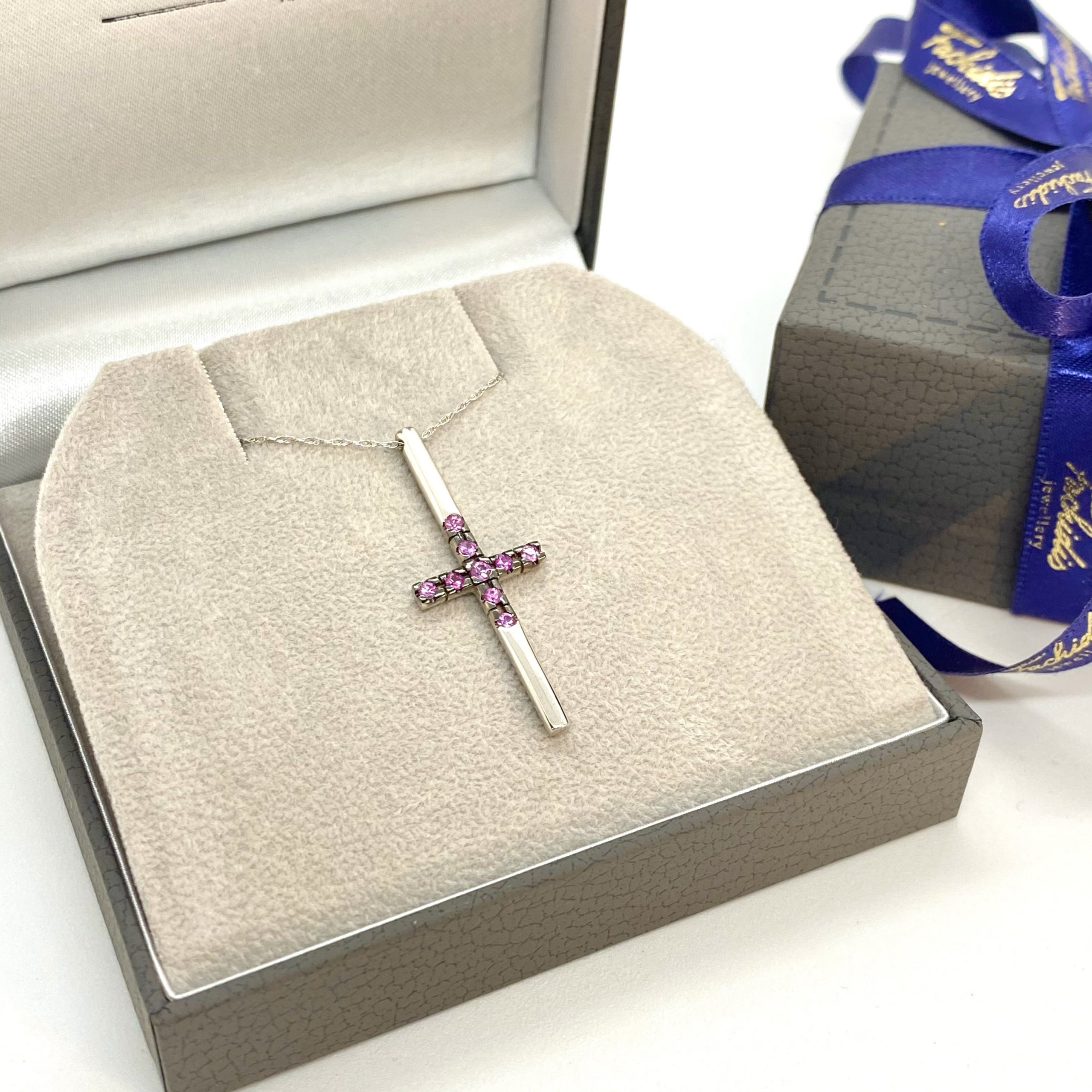 Pink sapphire minimal cross — Melina Fachidis (4)