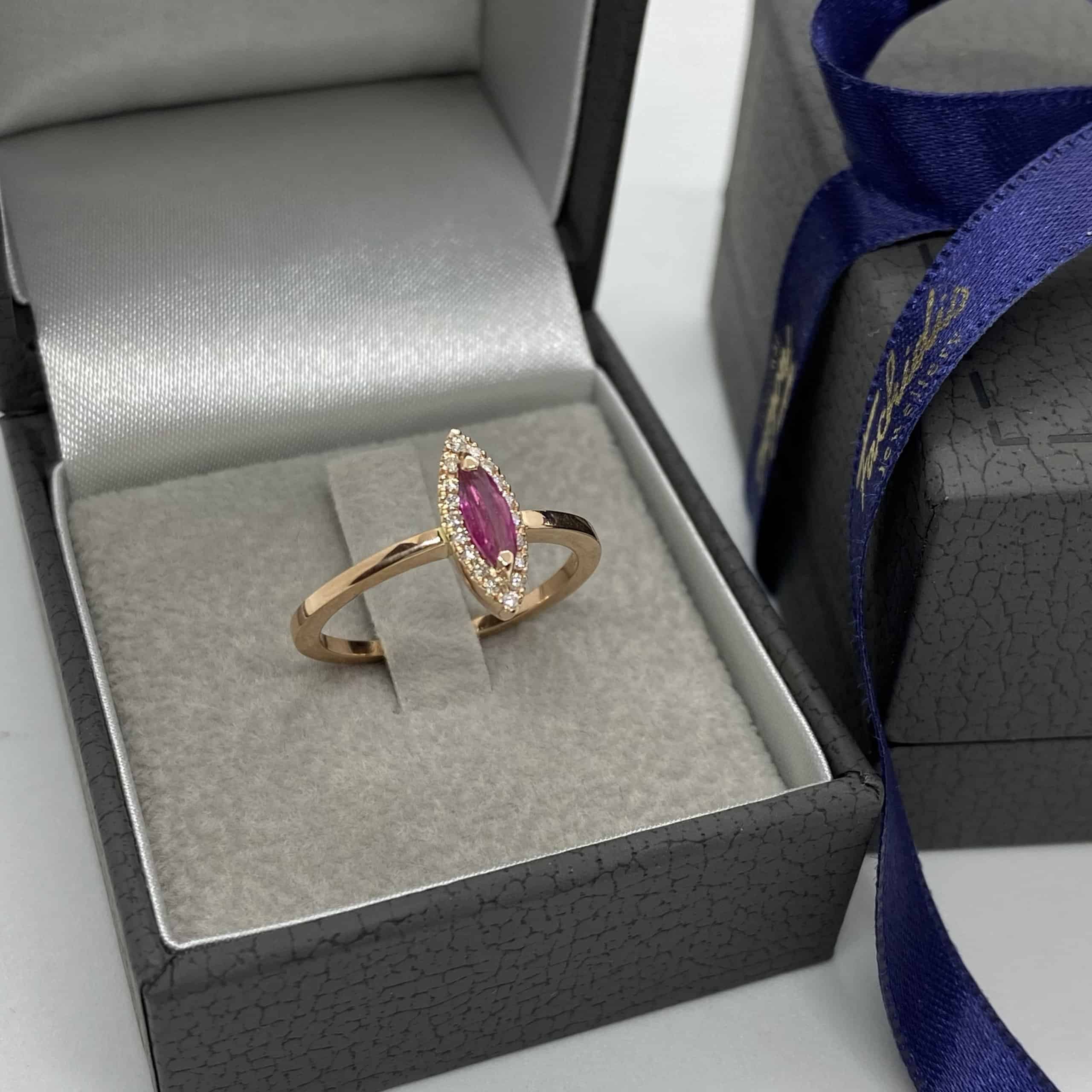 Marquise cut ruby rosetta ring — Melina Fachidis (2)