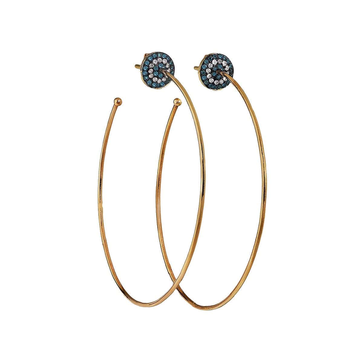 Eye large diamond hoops — Melina Fachidis (2)