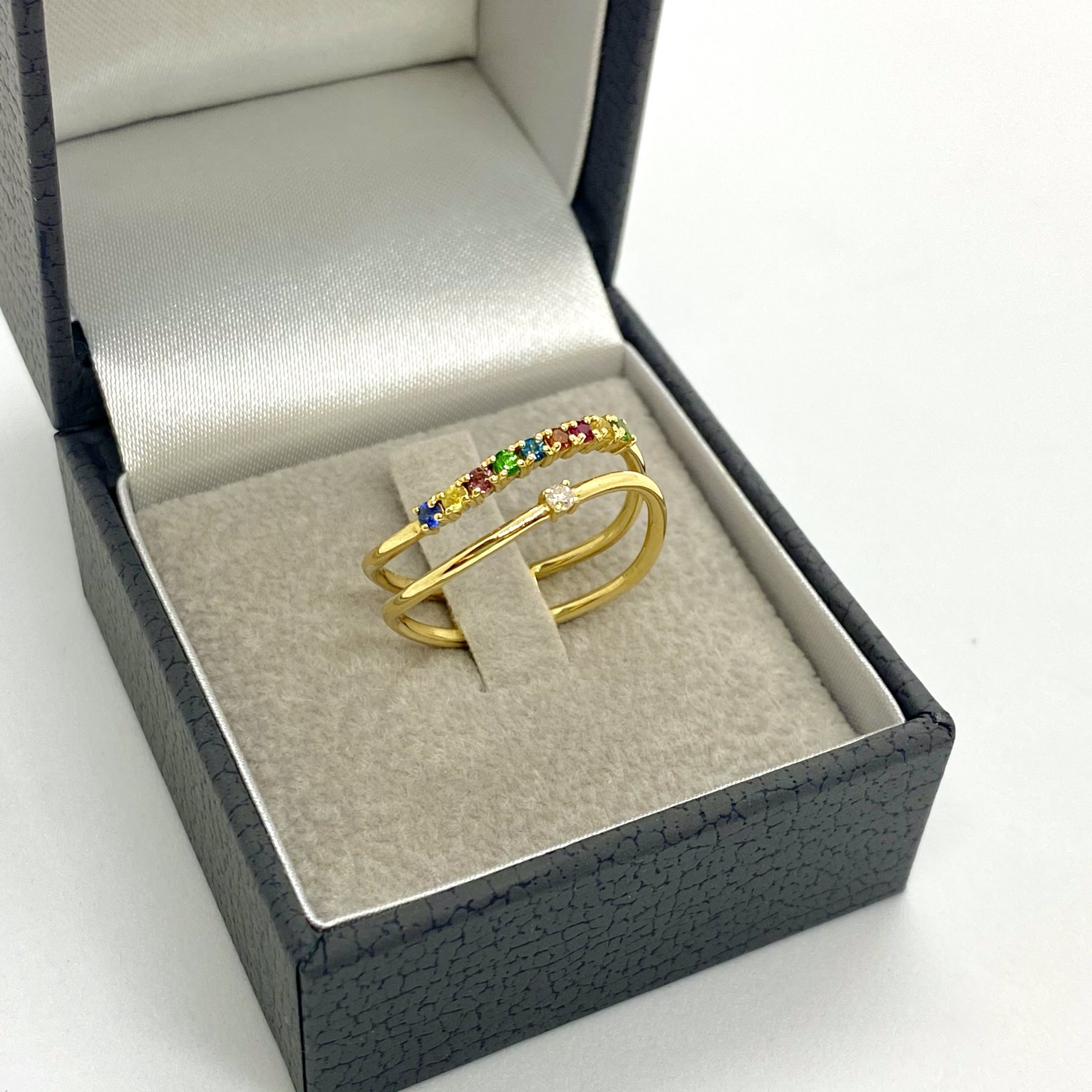 Rainbow minimalistic ring — Melina Fachidis (3)
