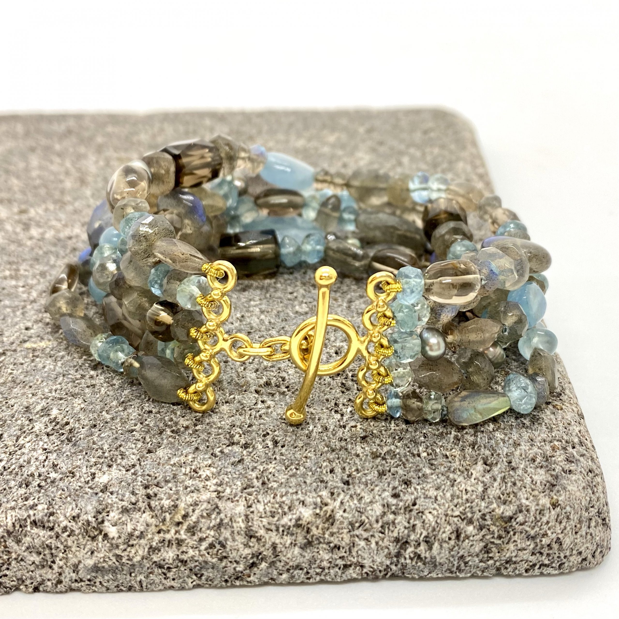 5 Line gemstone bracelet — Melina Fachidis (3)