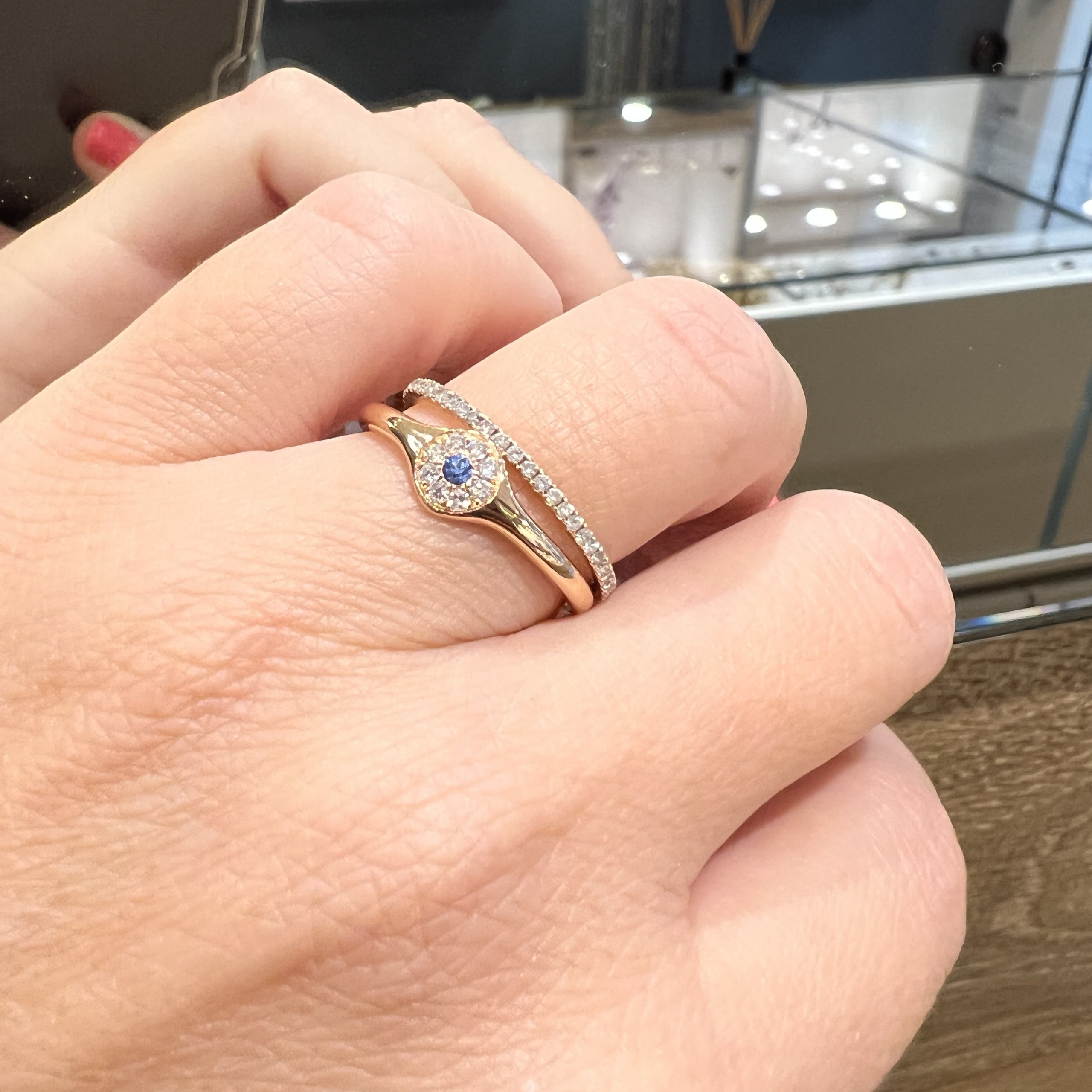 Round eye 18k rose gold ring — Melina Fachidis (3)
