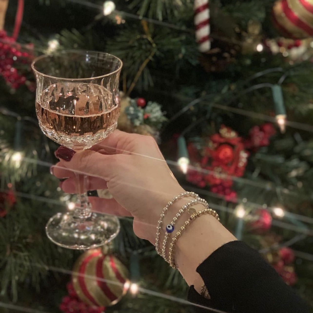 Ours 14k Gold beaded eye bracelet — Melina Fachidis (4)