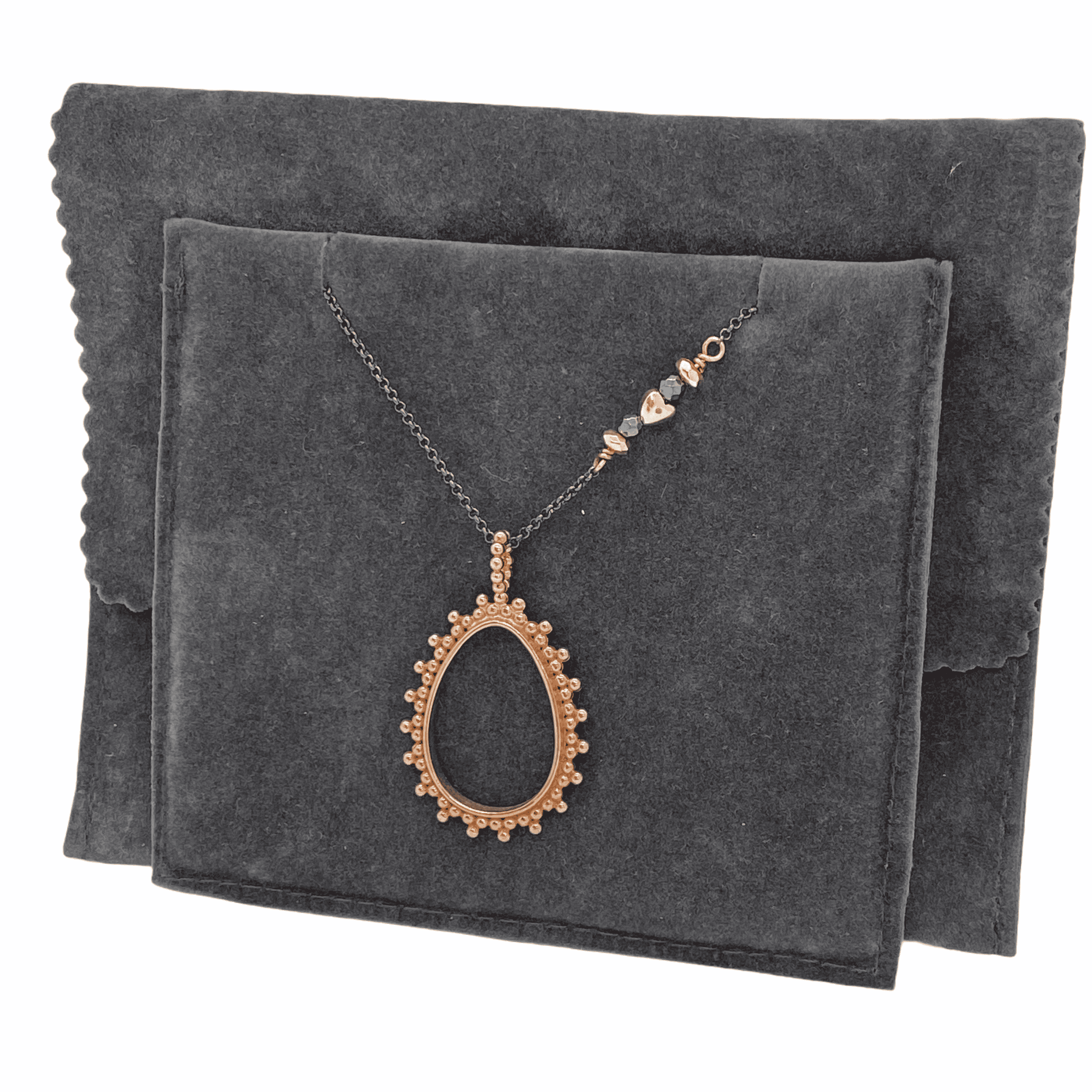 Grained egg shaped Easter pendant — Melina Fachidis (2)