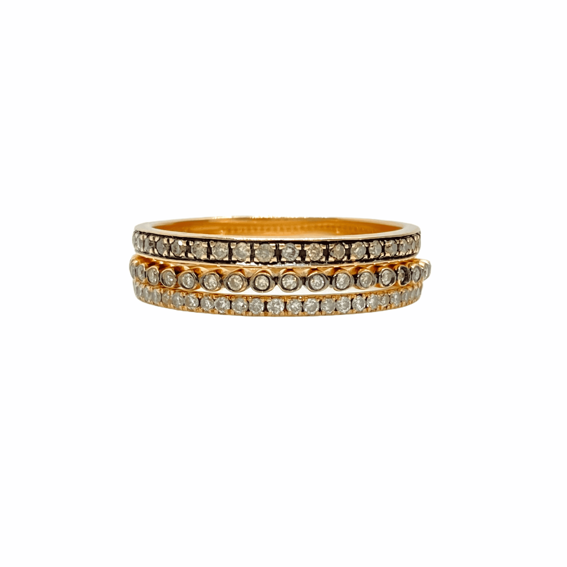 Brown diamond dot band — Melina Fachidis (4)