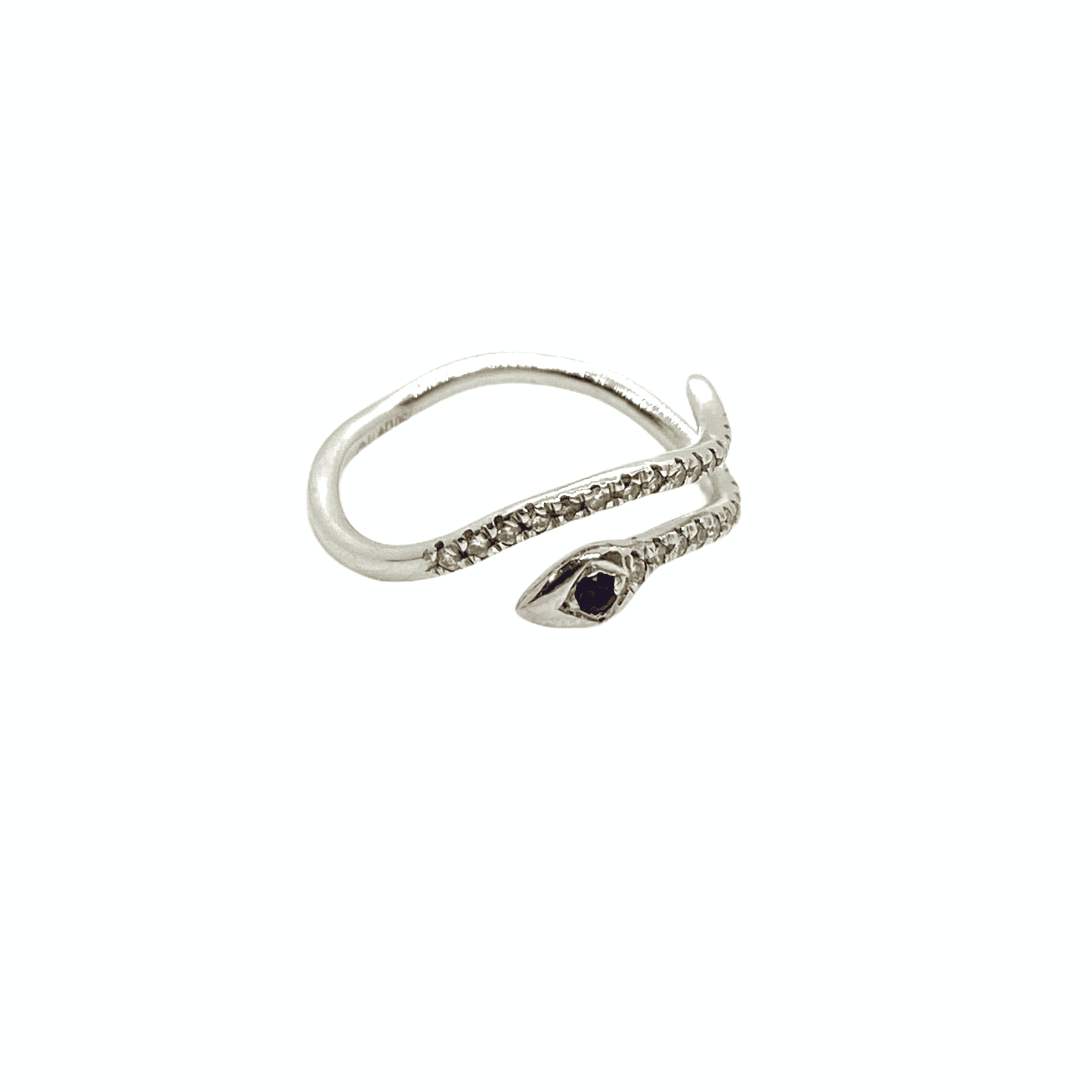 Midi diamond snake ring — Melina Fachidis (4)