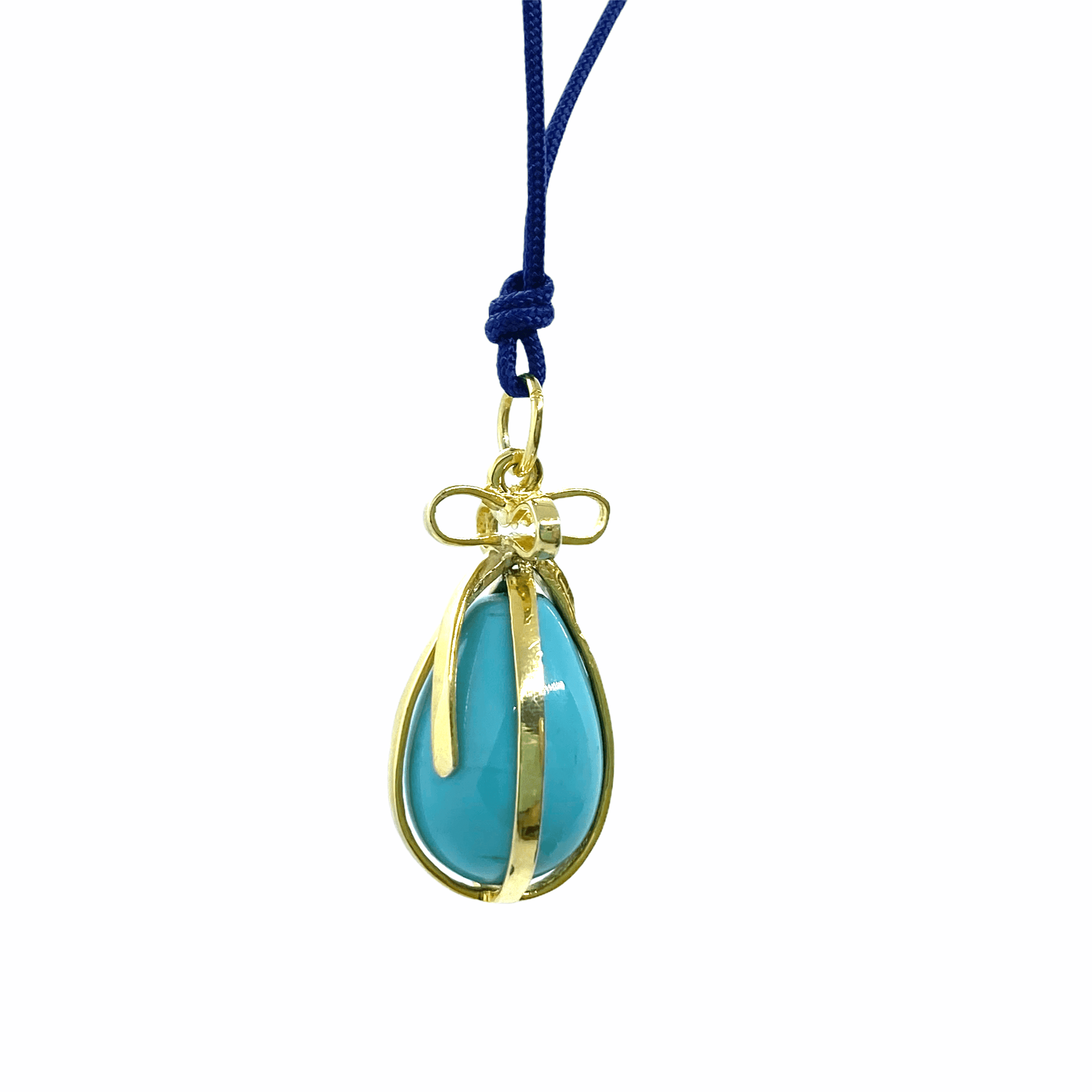 Turquoise egg pendant — Melina Fachidis (3)