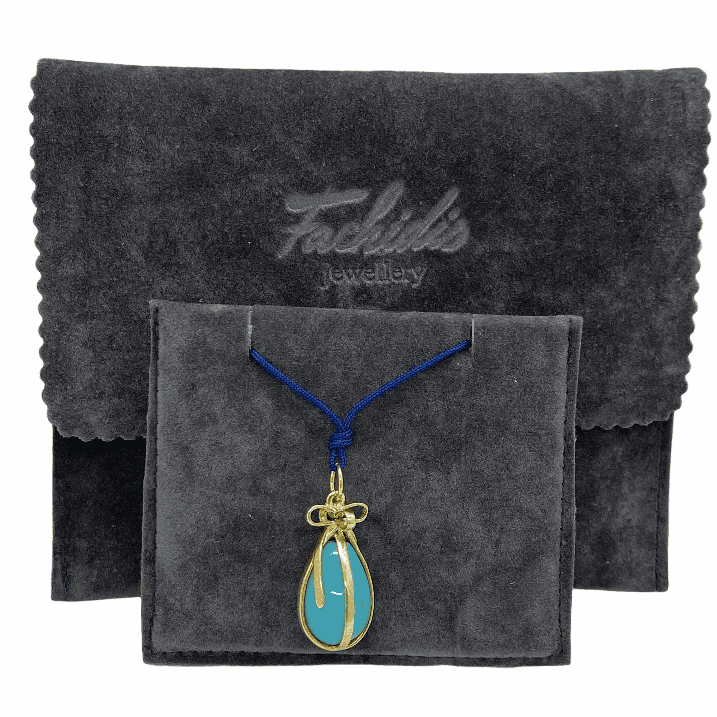 Turquoise egg pendant — Melina Fachidis (4)