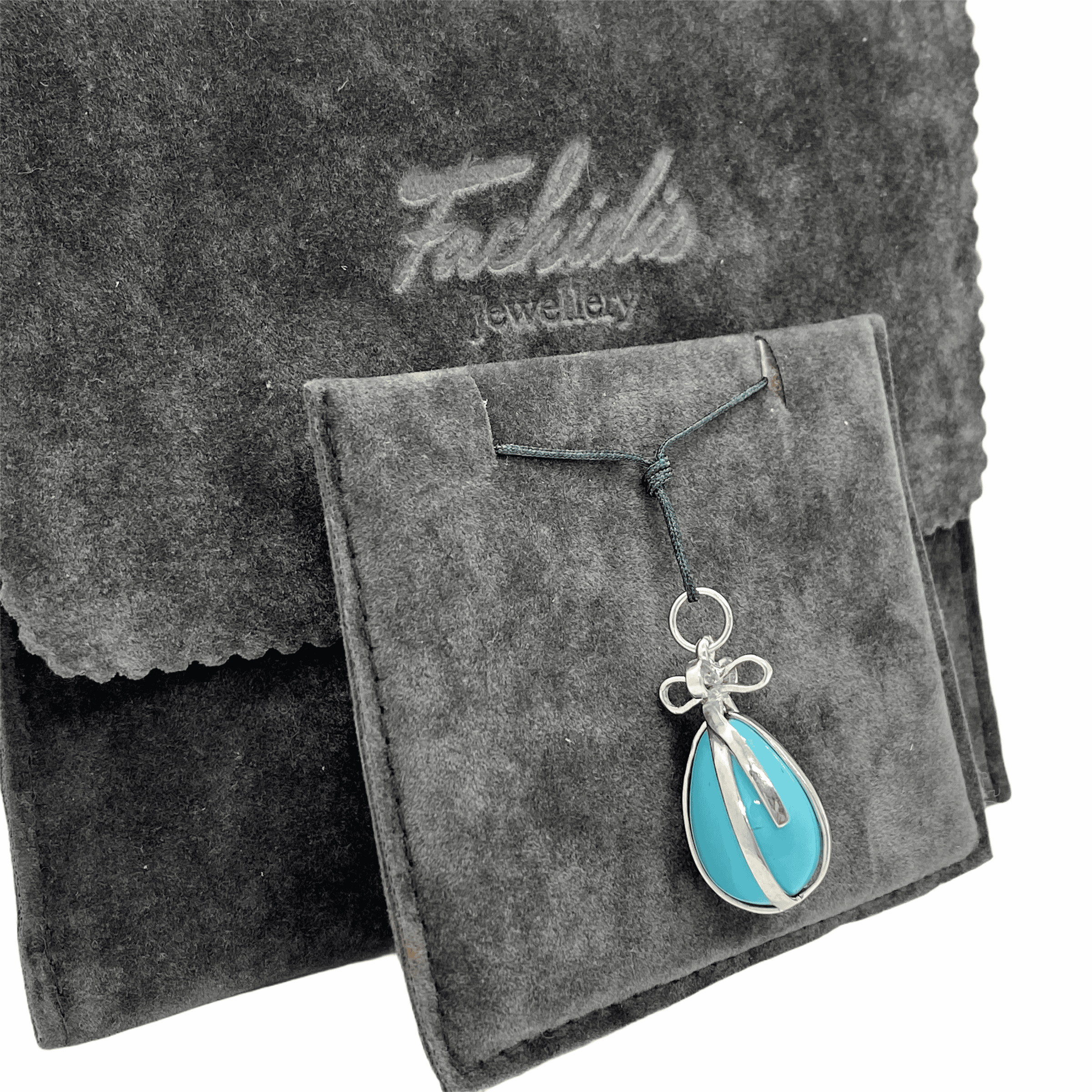 Turquoise egg pendant — Melina Fachidis (6)