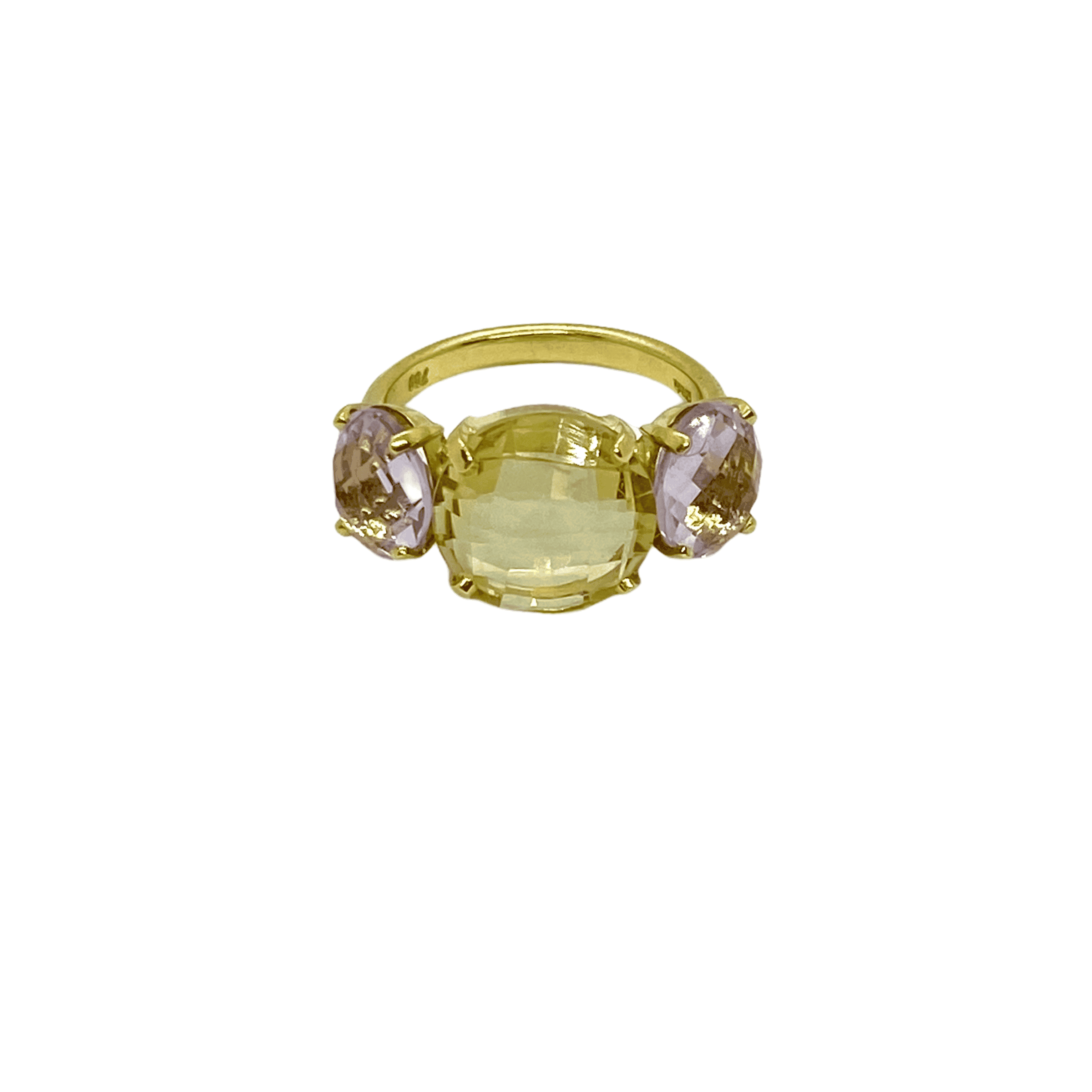 Citrine and amethyst 3stone ring — Melina Fachidis (2)
