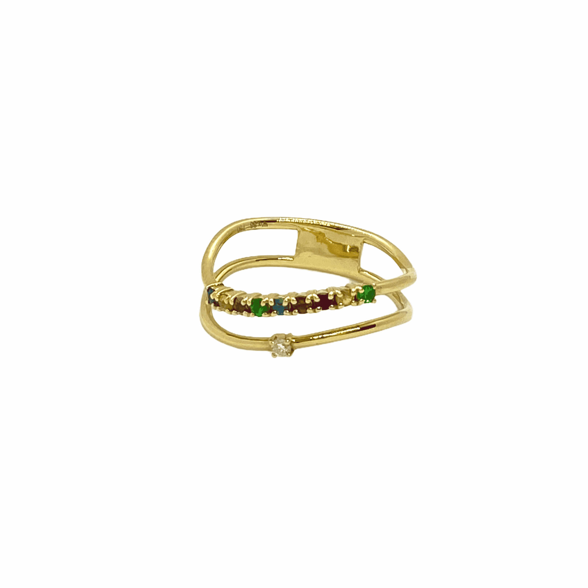 Rainbow minimalistic ring — Melina Fachidis (2)