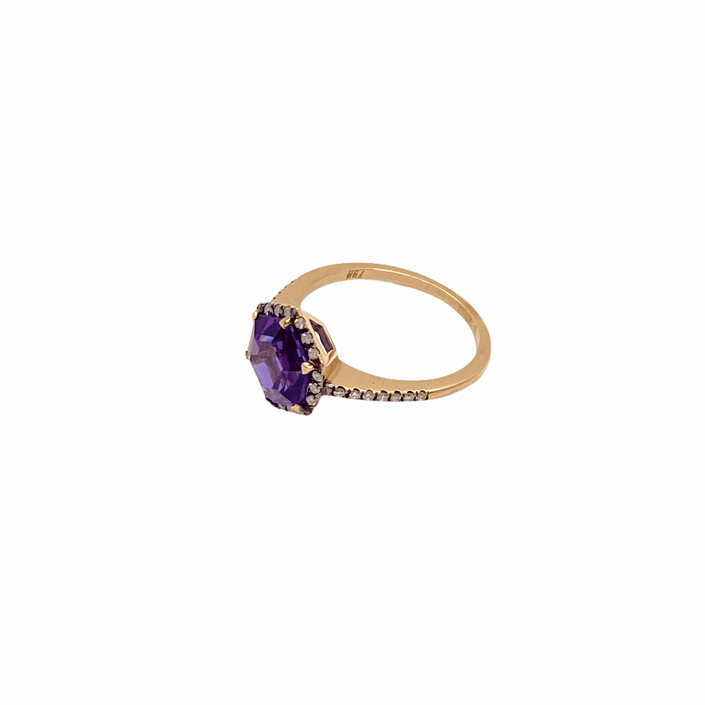 Hexagonal amethyst ring — Melina Fachidis (3)